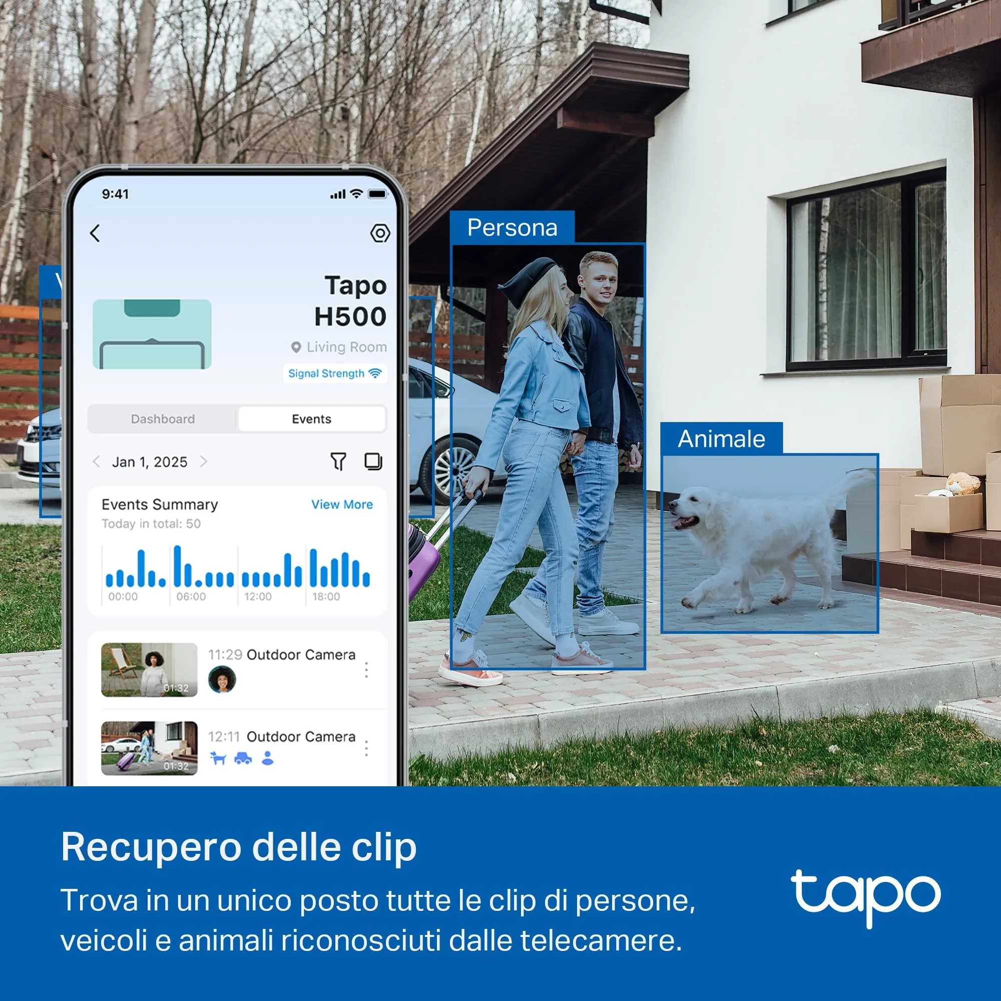 Tapo H500 Smart HomeBase 16GB (expandable to 16TB) for Cameras and Sensors AI - immagine 10