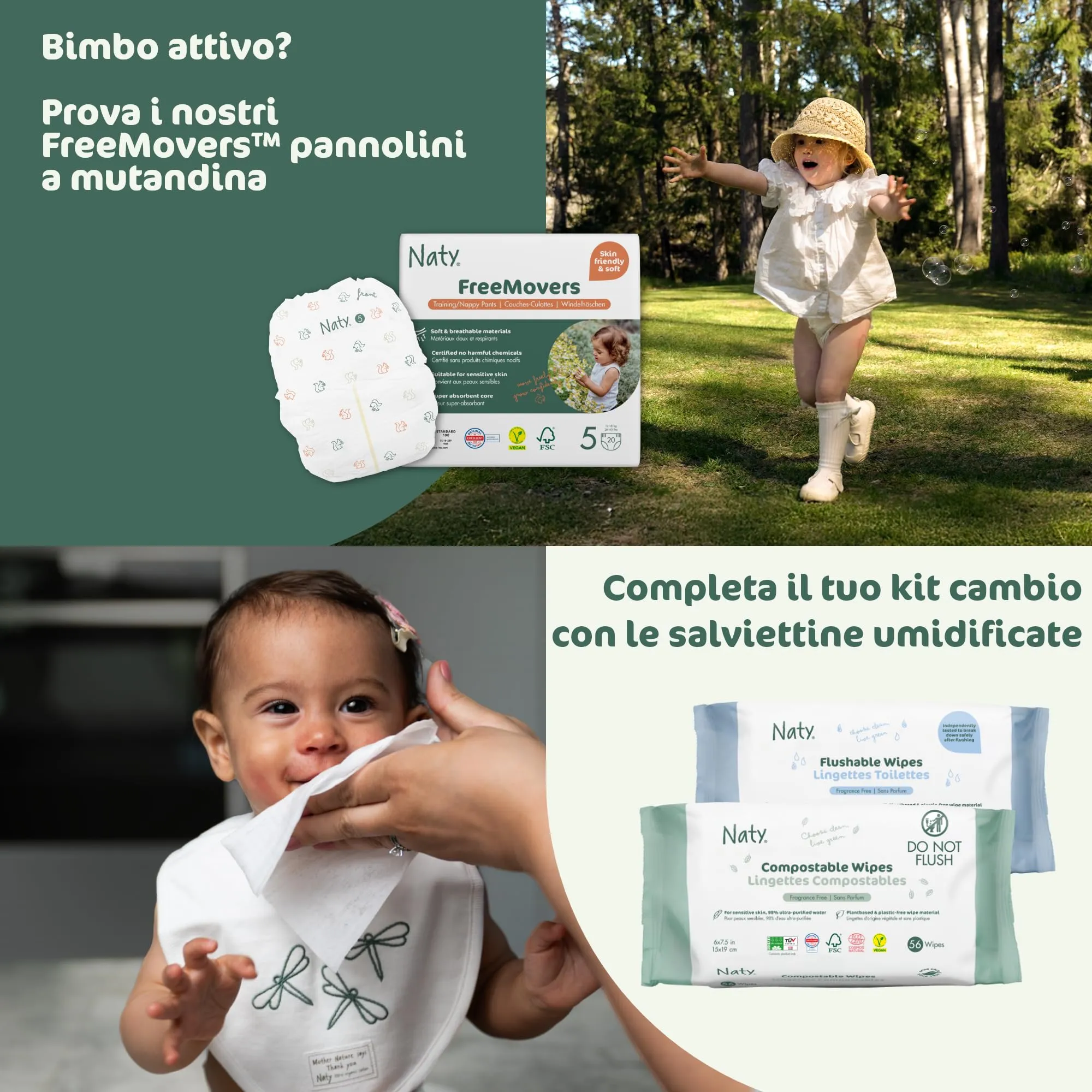 Naty BioEmbrace Pannolini, Taglia 4 (7–18kg), 88 pezzi - immagine 11