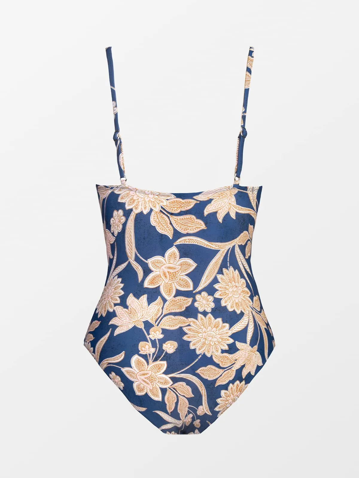 CUPSHE Costume da bagno da donna a triangolo con scollo a V, a strisce, M - immagine 5