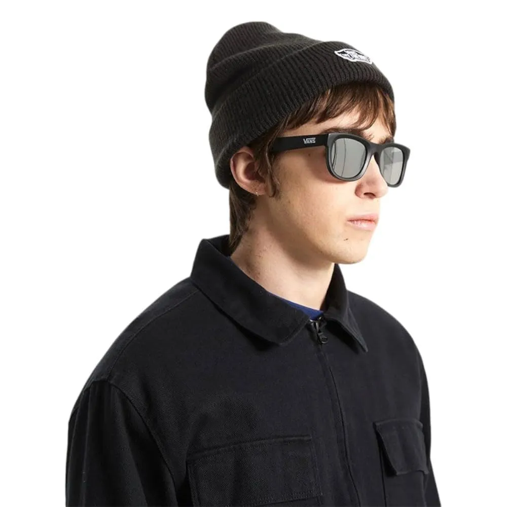Vans Spicoli Sunglasses, Matte Black and Silver Mirror, One Size - immagine 4