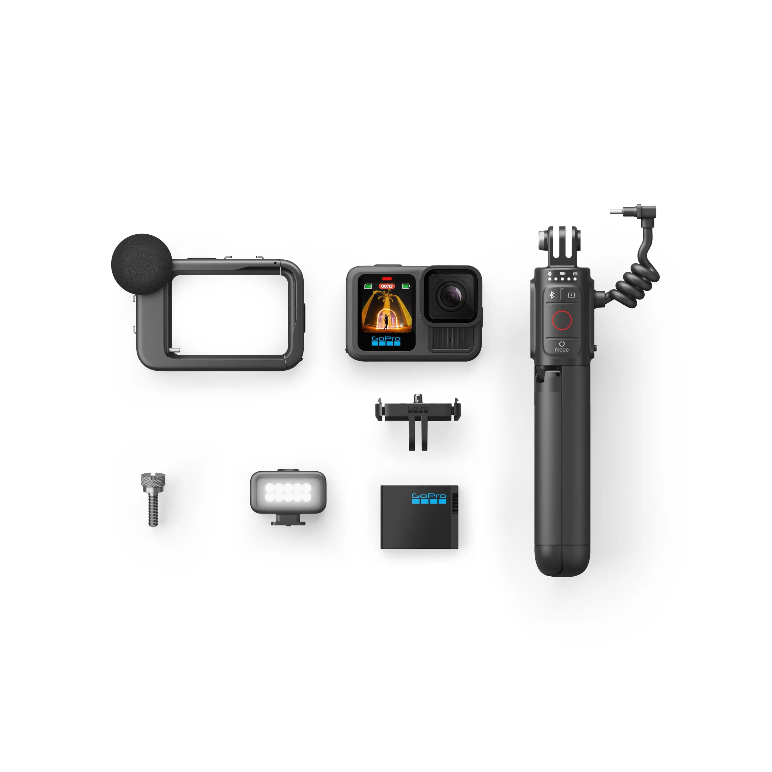 GoPro HERO13 Black Creator Edition - Volta, Media Mod, Light Mod, Enduro Battery, Magnetic Latch Mount and Carrying Case - immagine 5