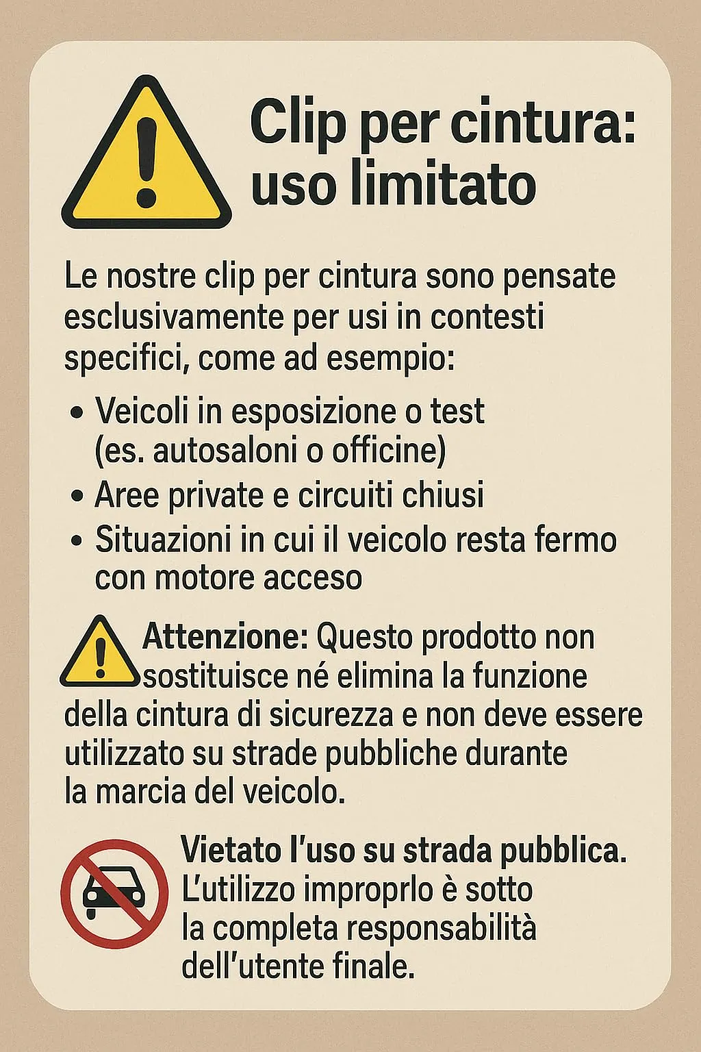 Generico Blocca Clip Anti-Bip Avviso Suono Cinture di Sicurezza Auto UltraSlim (Pack 2 Clip) - immagine 2