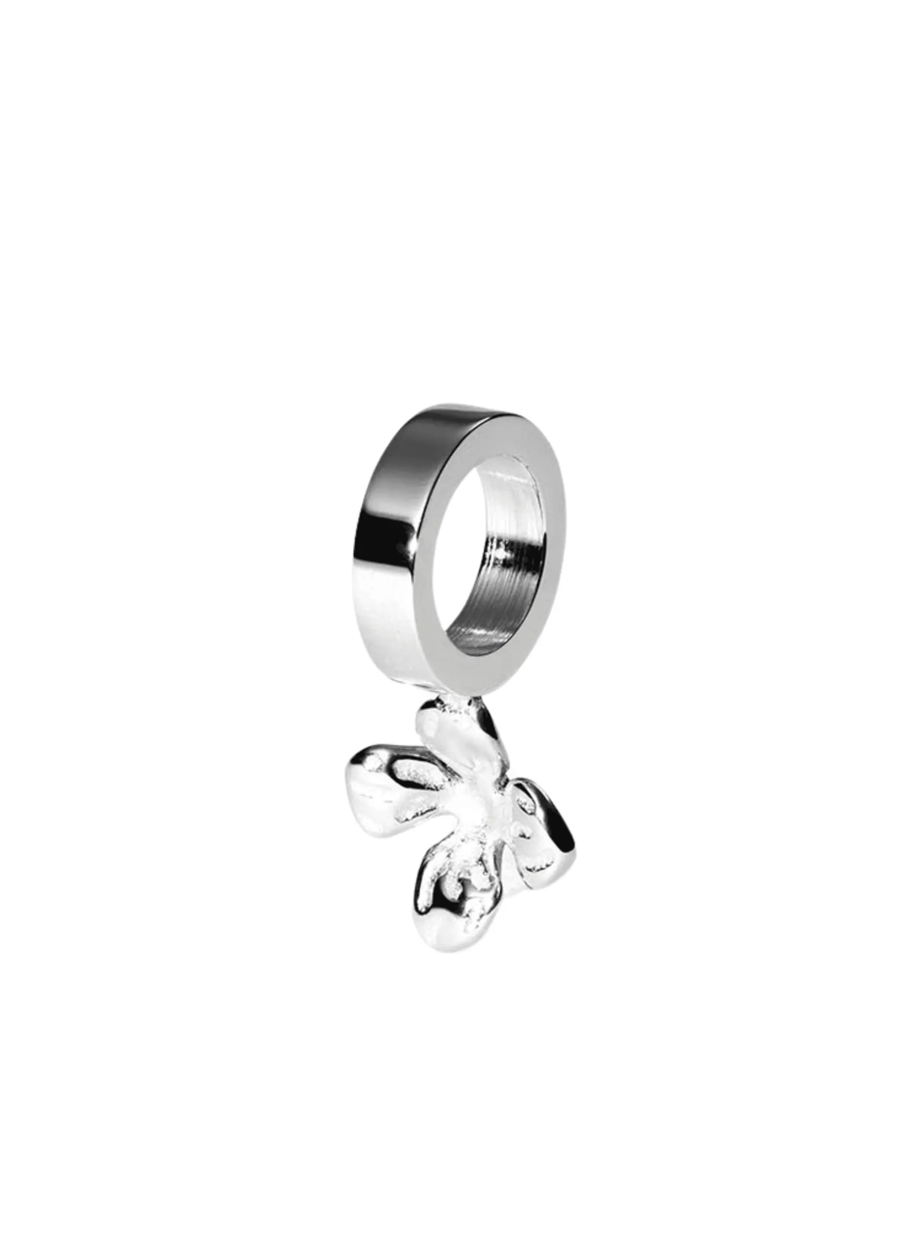 Purelei Birth Flower Charm - February - Stainless Steel Silver - immagine 1