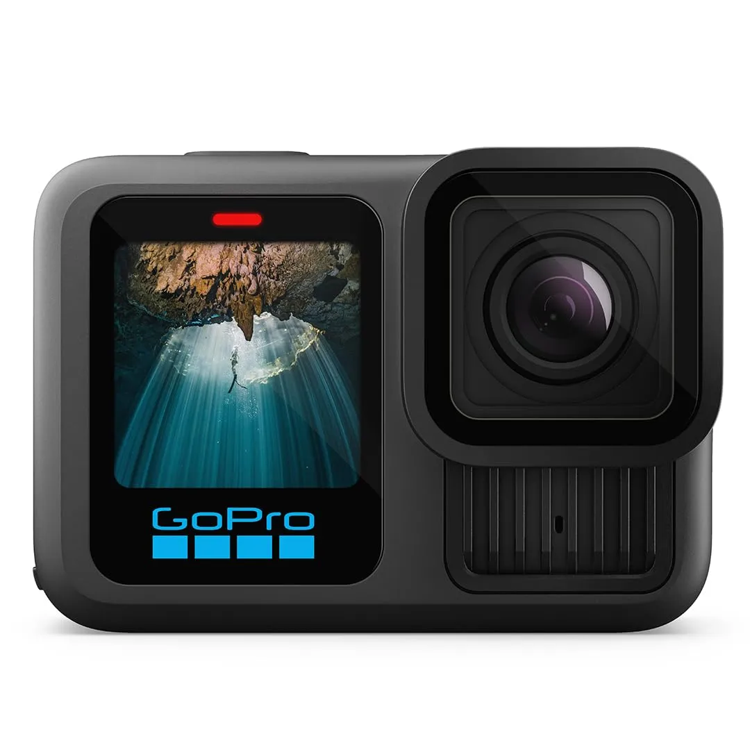 GoPro HERO13 Black Accessory Bundle: Handler, 2 Enduro Batteries, 2 Curved Adhesive Mounts, 64GB SanDisk MicroSD Card, Carrying Case - immagine 3