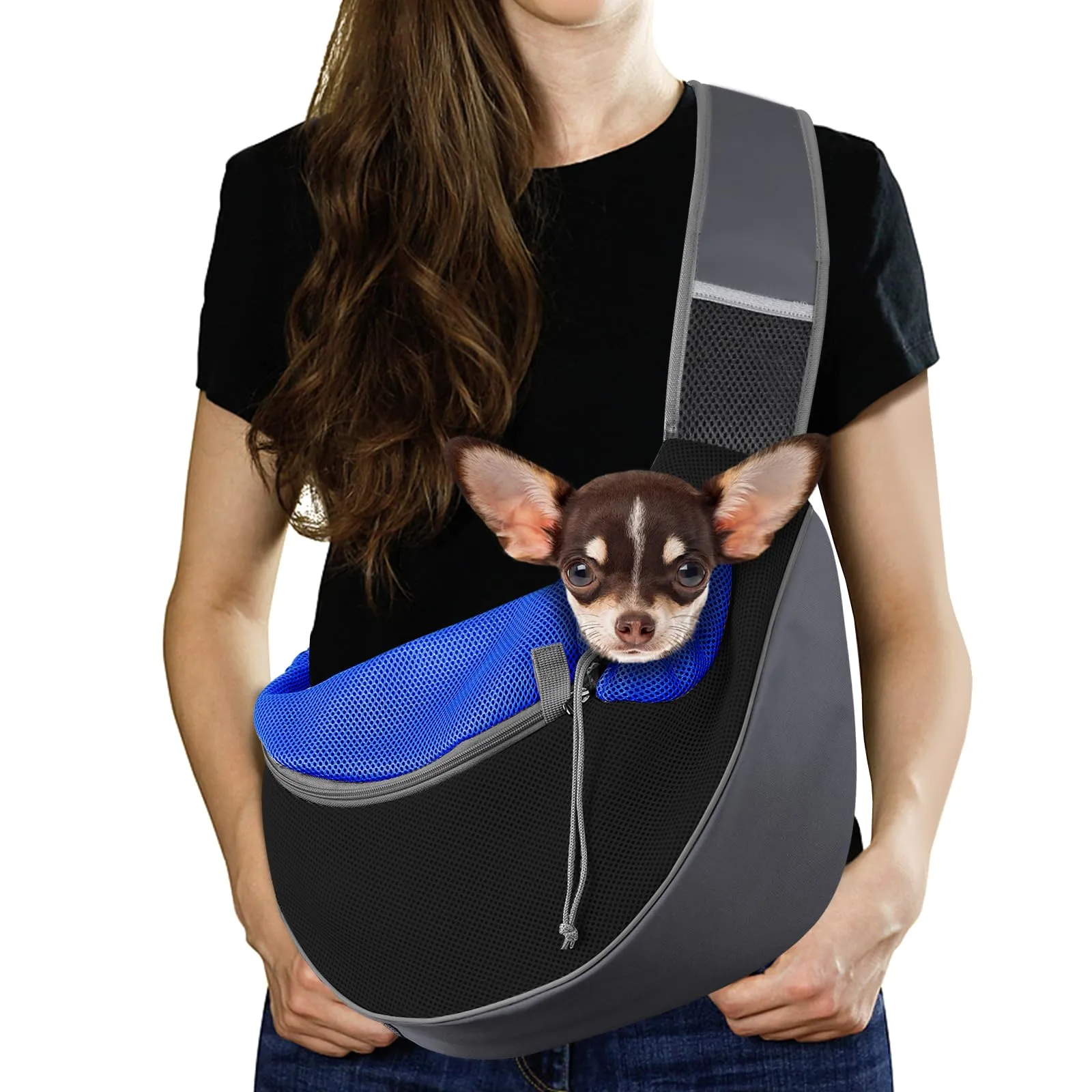 Pawaboo Trasportino per Cani Piccoli e Gatti, Taglia M, Indaco - immagine 1