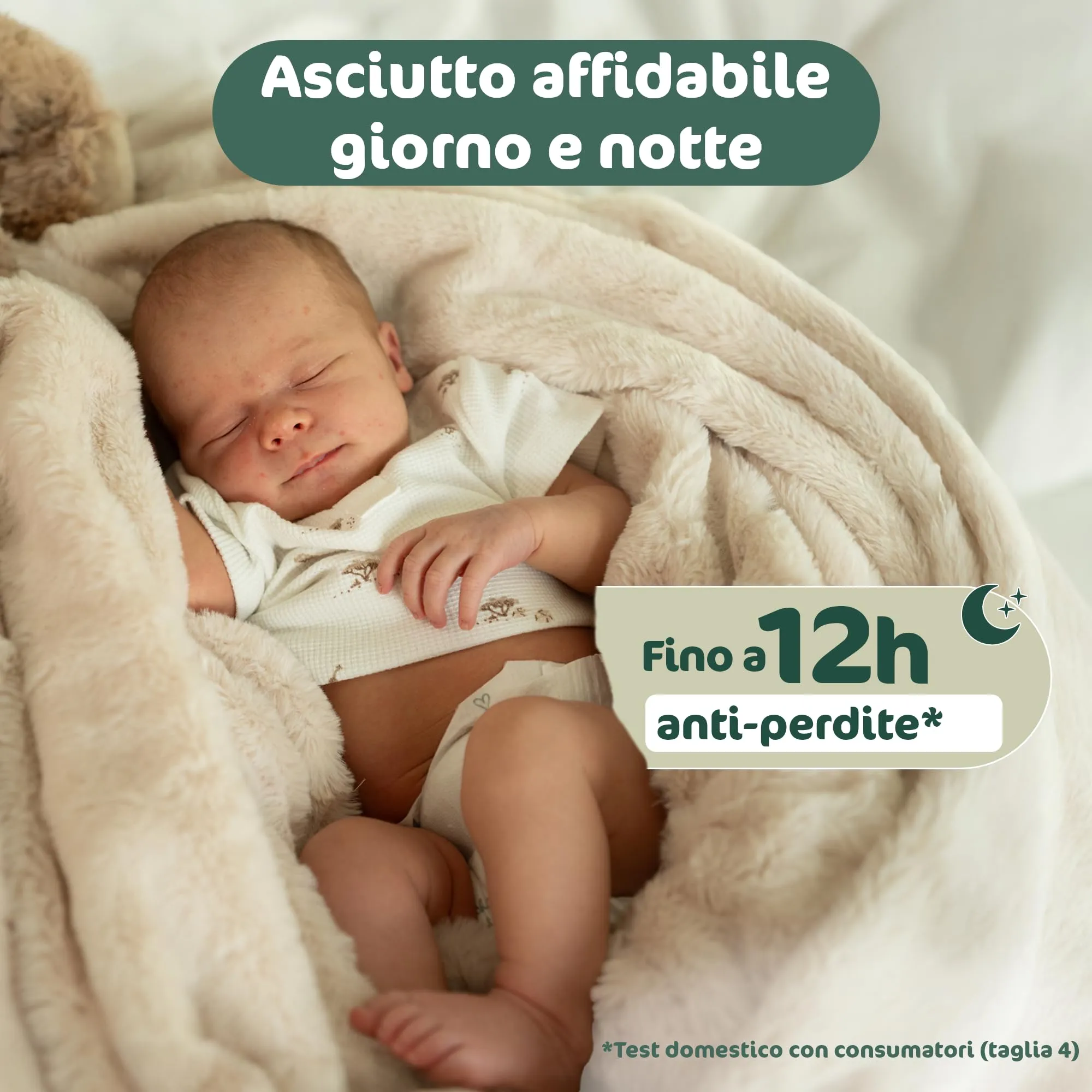 Naty BioEmbrace Pannolini Neonato, Taglia 2 (3–6kg), 33 pezzi - immagine 2