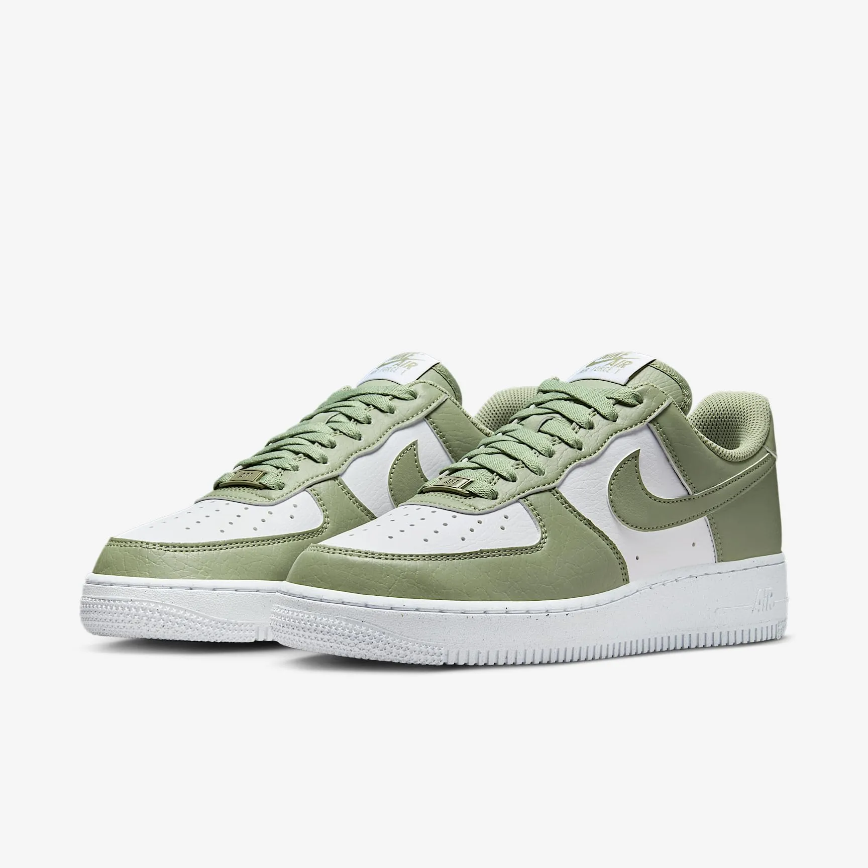 Nike Air Force 1 '07 Next Nature Sneaker DV3808-113 White Oil Green White - immagine 5