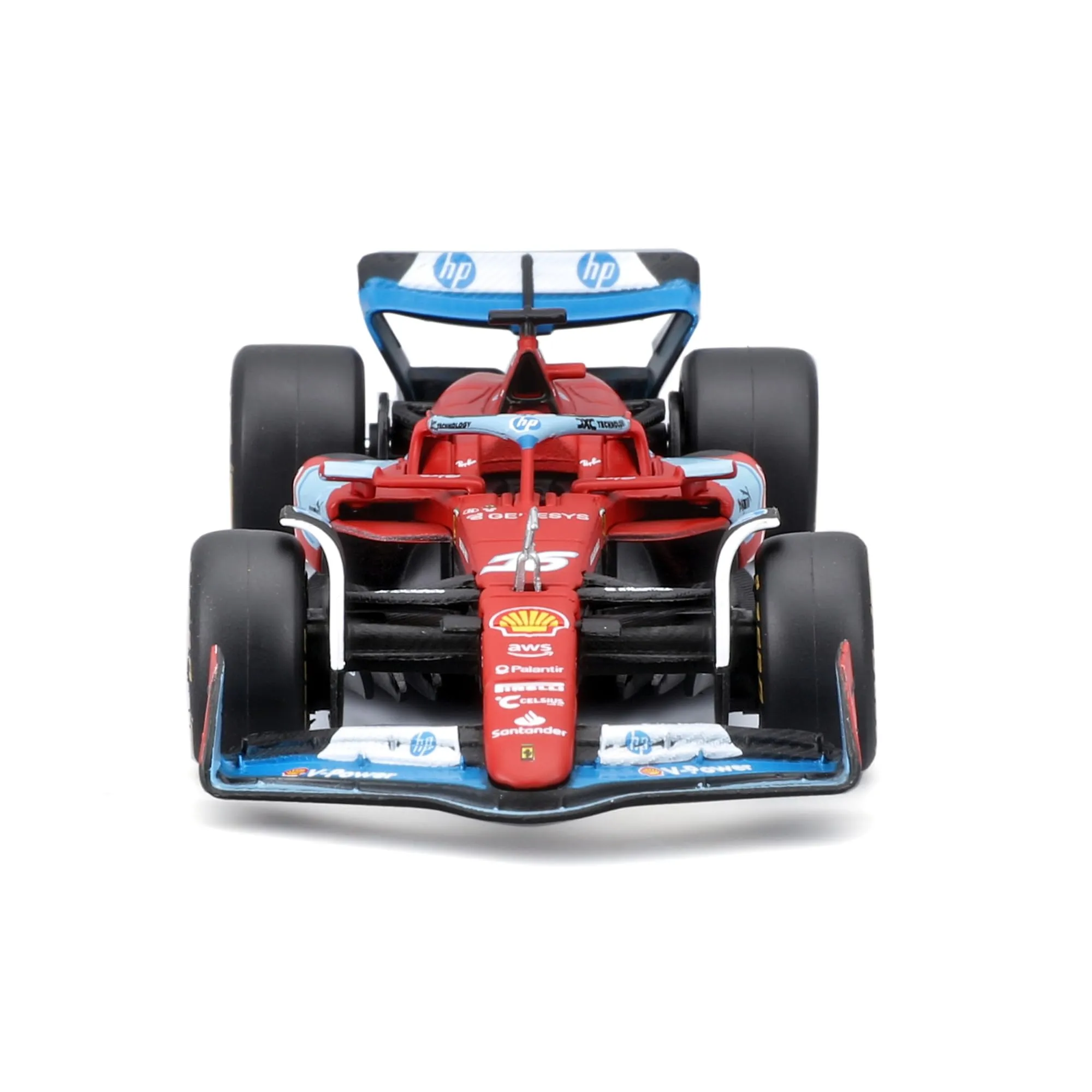 Bburago Ferrari SF-24 Miami GP 2024 #16 Charles Leclerc 1:43 Scale Model - immagine 2