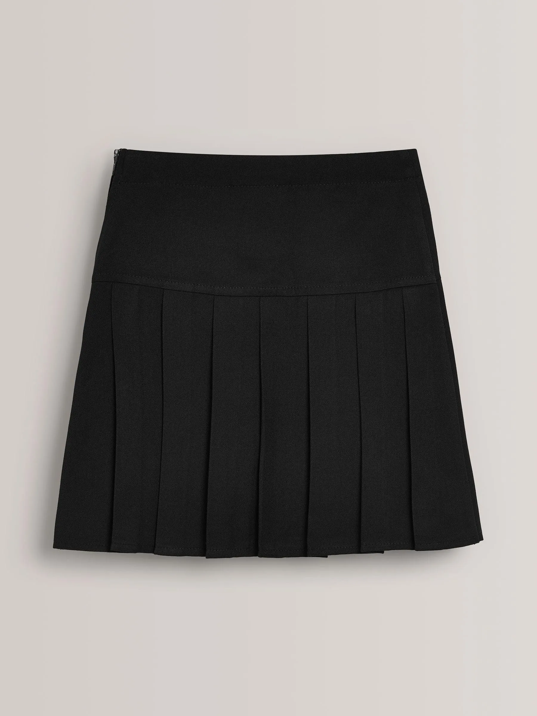 Next Ragazza Set 2 Gonne a Pieghe per la Scuola, Black Longer Length, 10 Anni - immagine 3