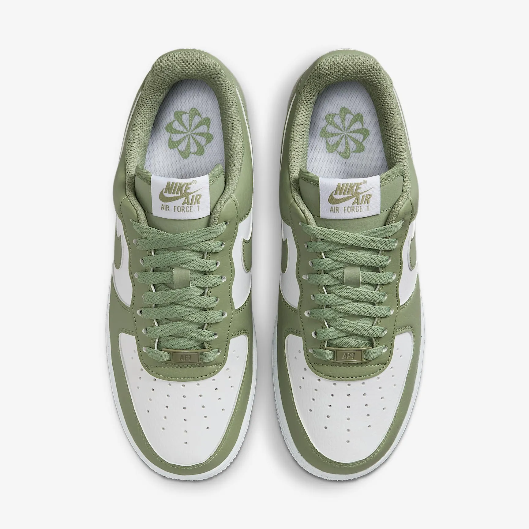 Nike Air Force 1 '07 Next Nature Sneaker DV3808-113 White Oil Green White - immagine 4