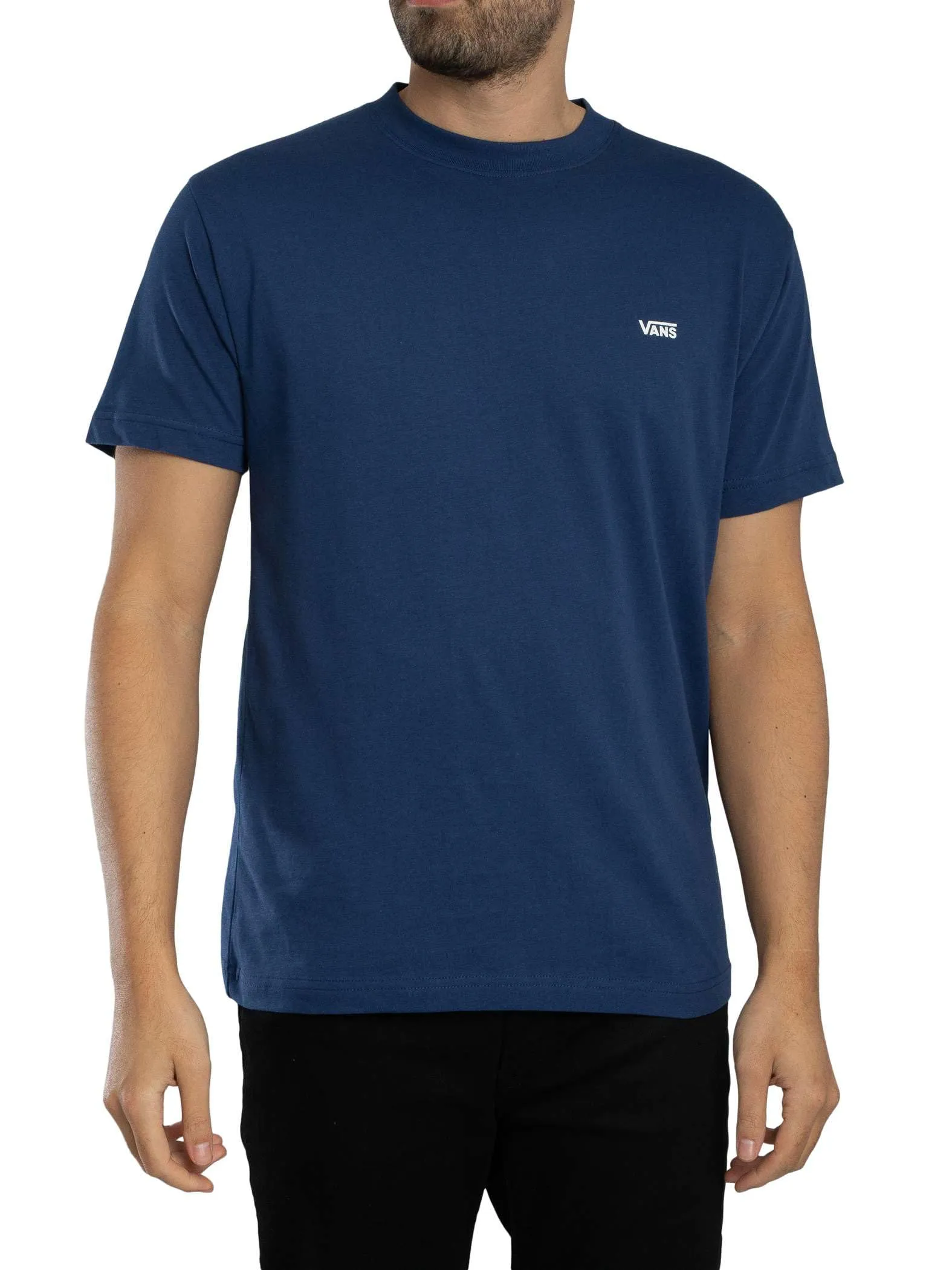 Vans Left Chest Short Sleeve T-Shirt, Deep Indigo, XXL - immagine 2
