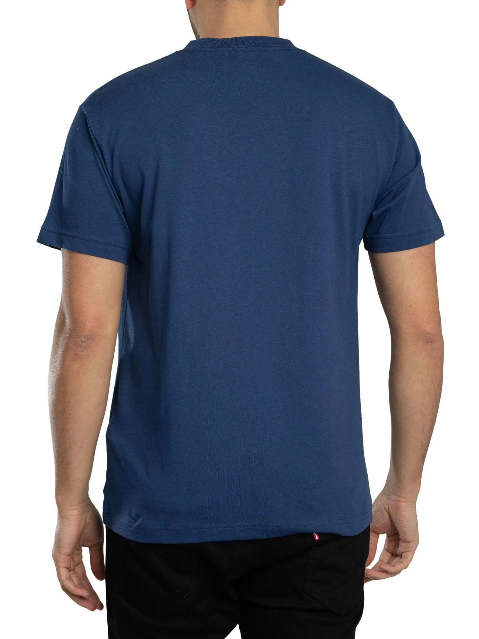 Vans Left Chest Short Sleeve T-Shirt, Deep Indigo, XXL - immagine 3