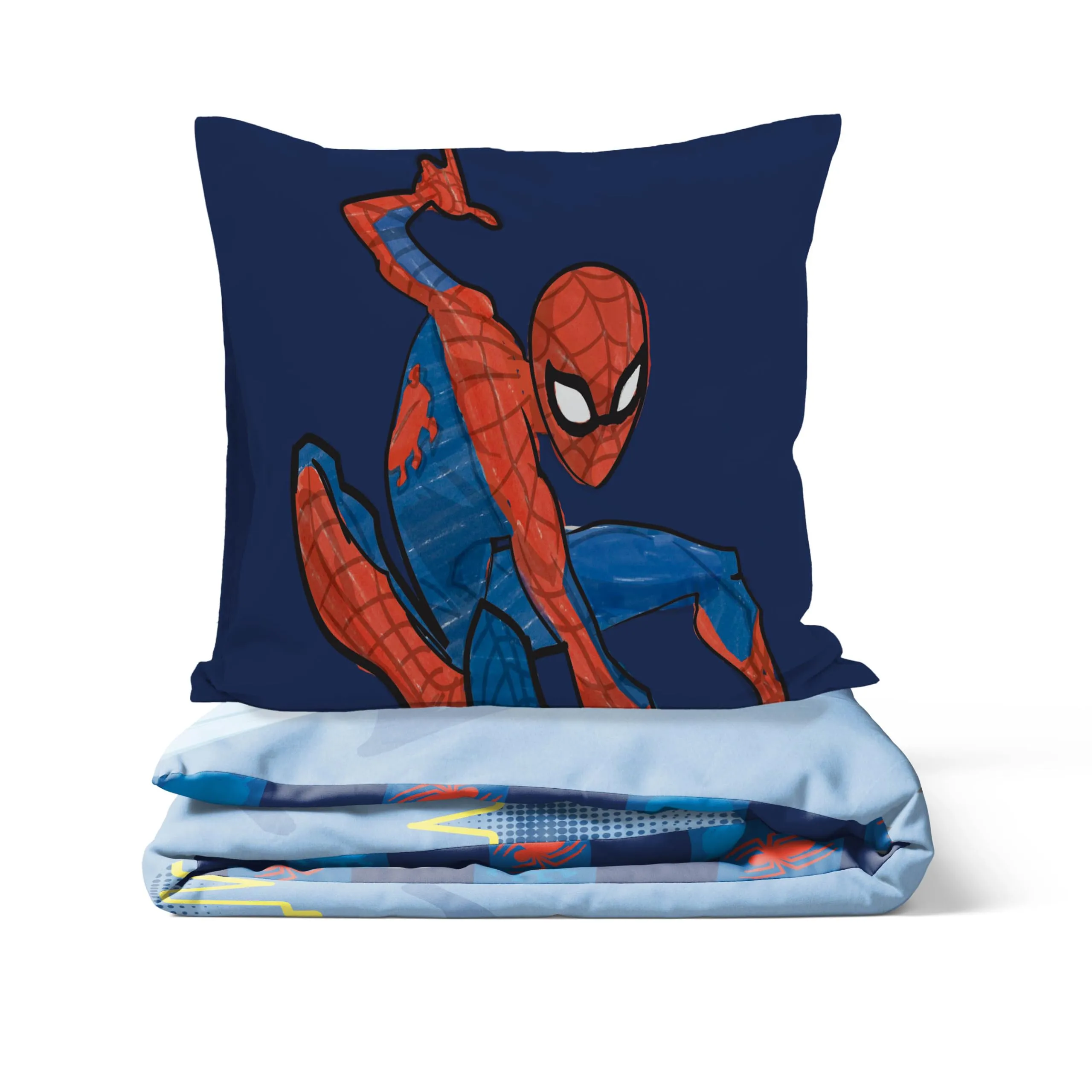 Jay Franco Set Copripiumino Singolo Marvel Spiderman Hero Power, 100% Cotone con Federa 80 x 80 cm - immagine 5