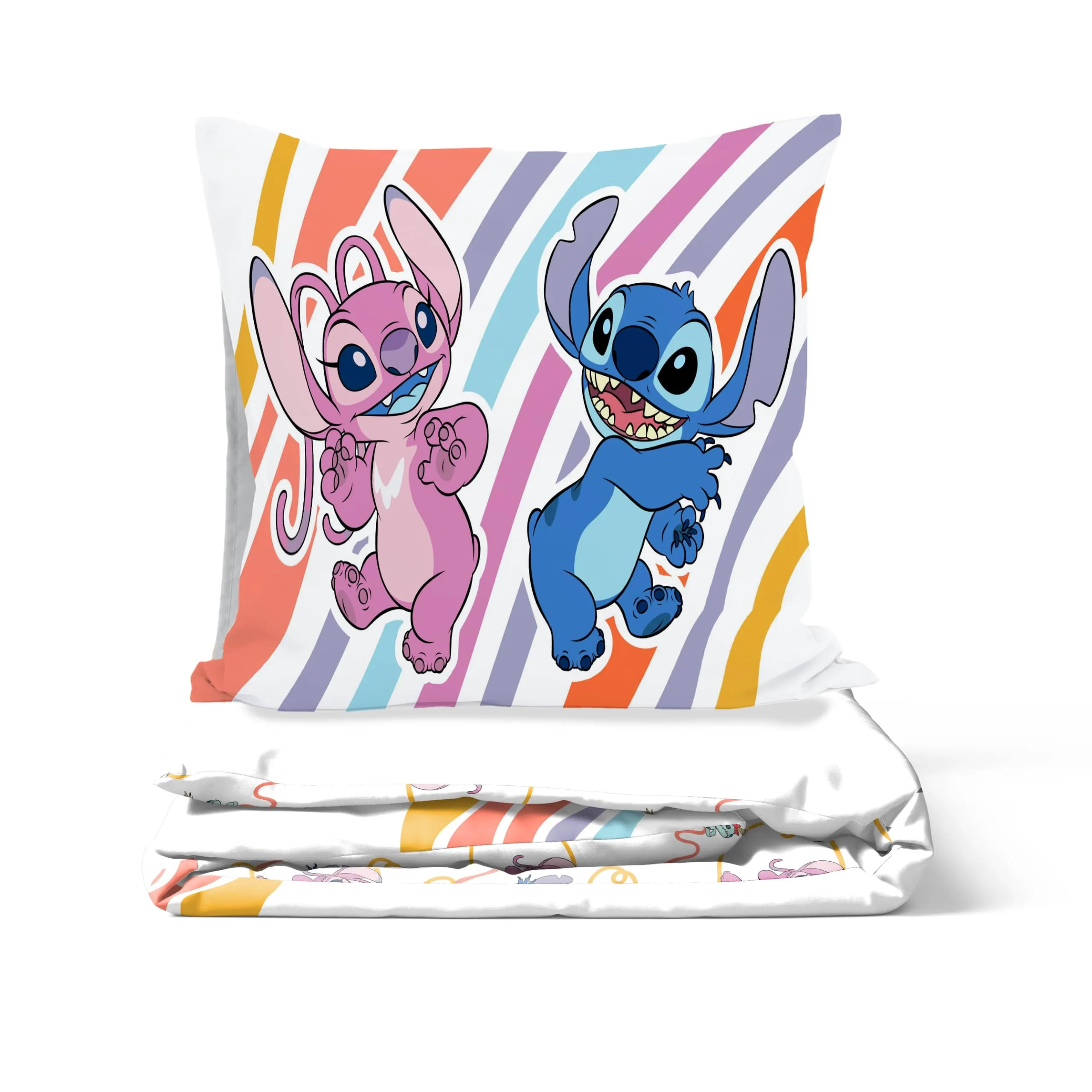 Jay Franco Set Copripiumino Singolo Disney Lilo & Stitch, 100% Cotone, con Federa 80 x 80 cm - immagine 6