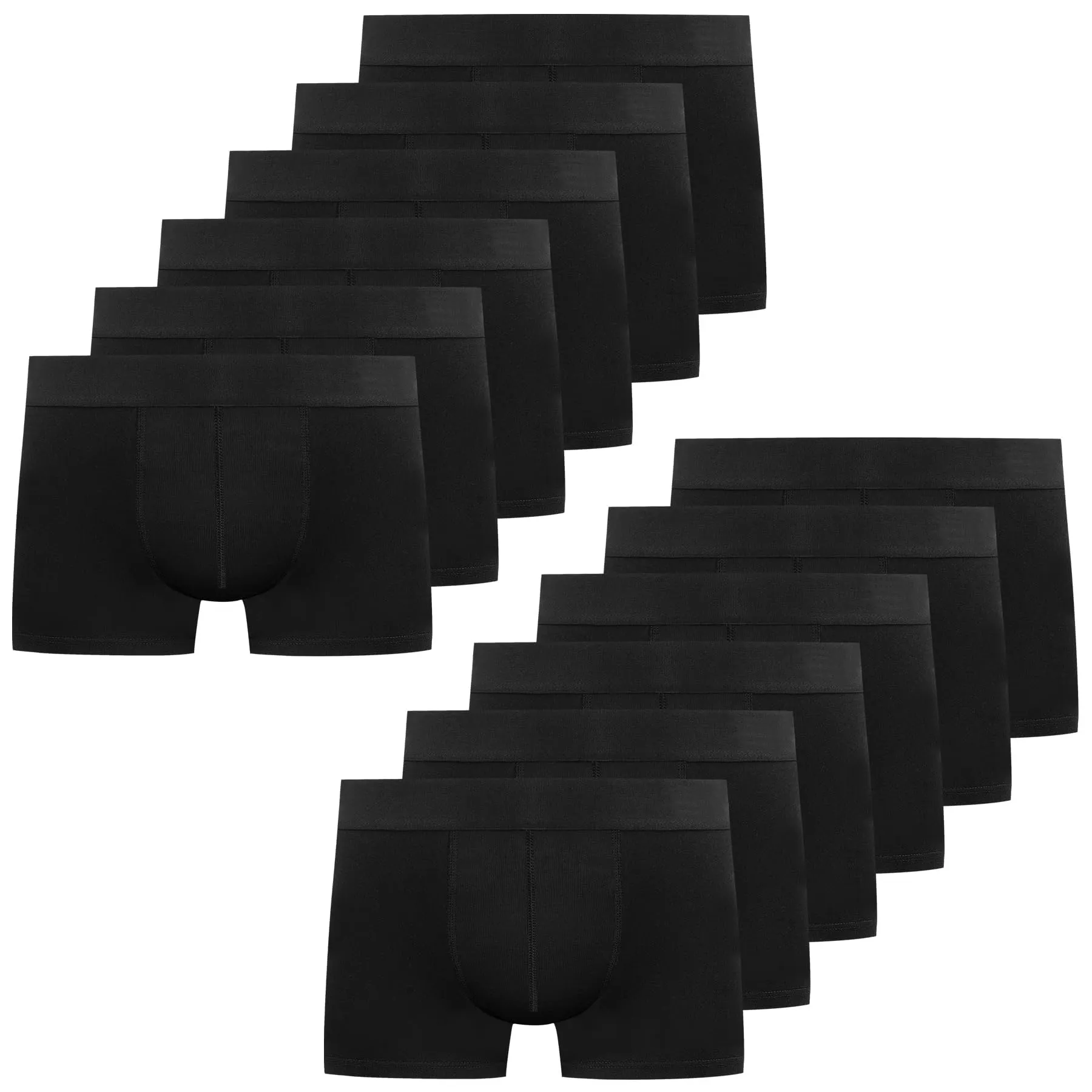 YouShow Boxer Uomo in Cotone Elasticizzato, 12 Pezzi - immagine 1