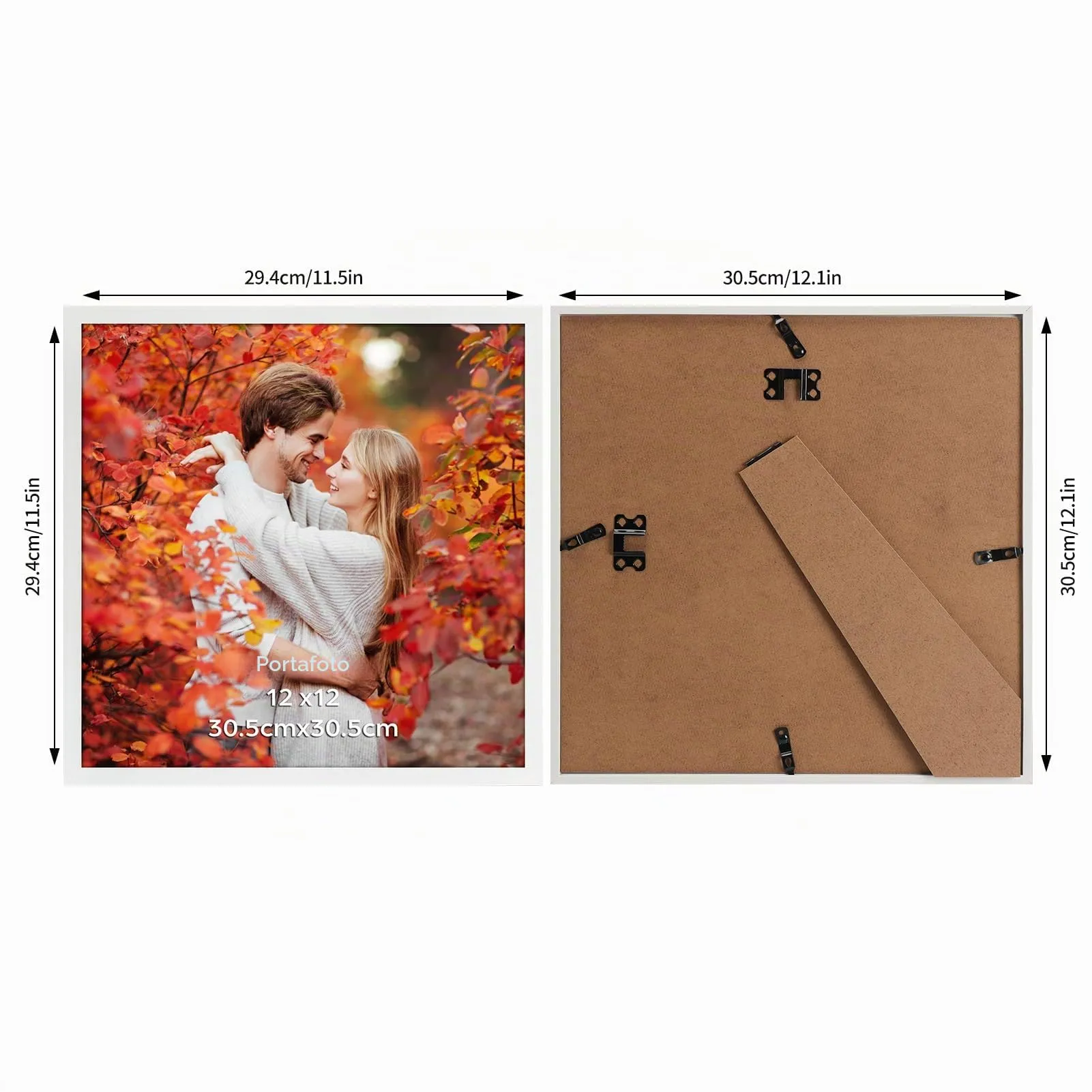 Ditwis Cornice Quadrata 30x30 Bianca - immagine 2