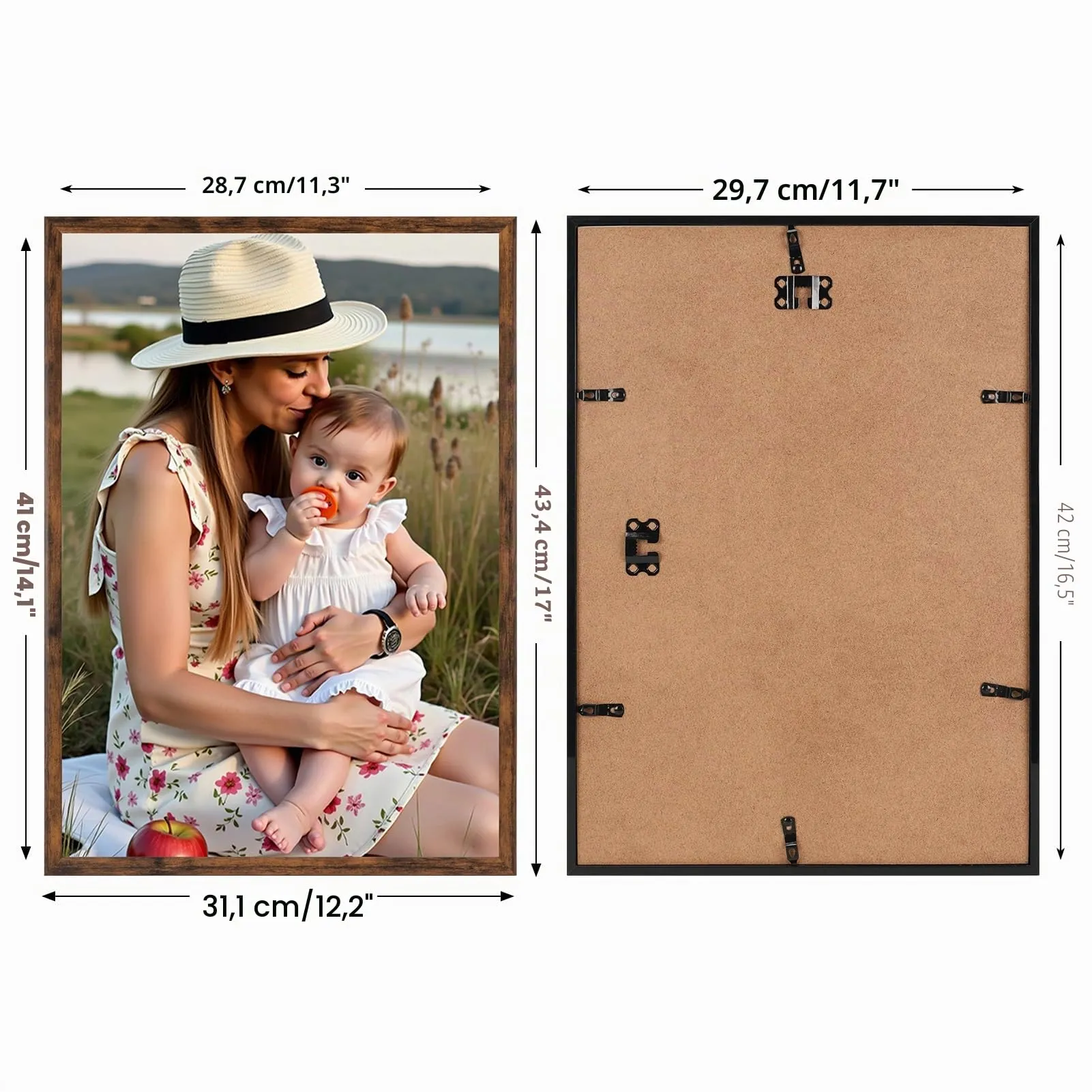 Ditwis Cornice A3 Marrone, 29,7x42 cm - immagine 2