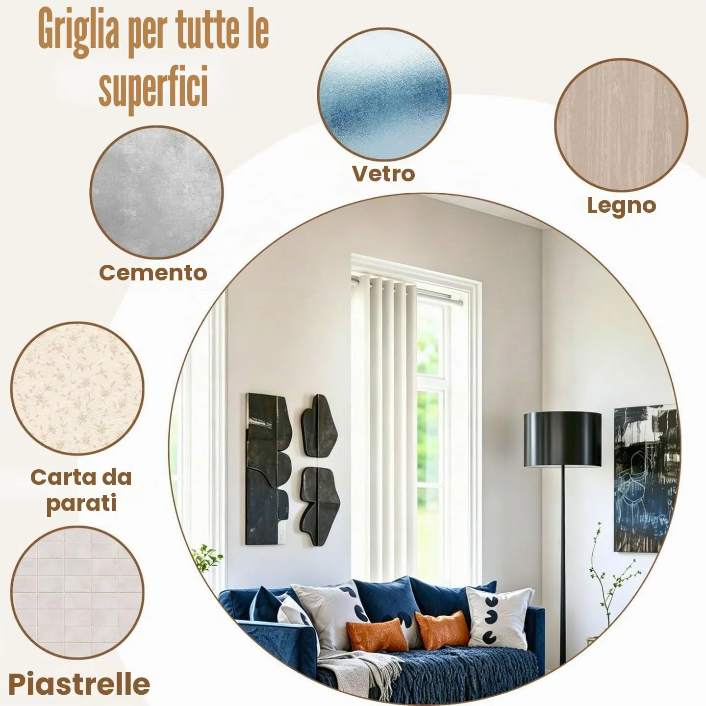 Rod&Trikin Bastoni a Tensione Per Tende Regolabili Nero 133-200cm - immagine 5