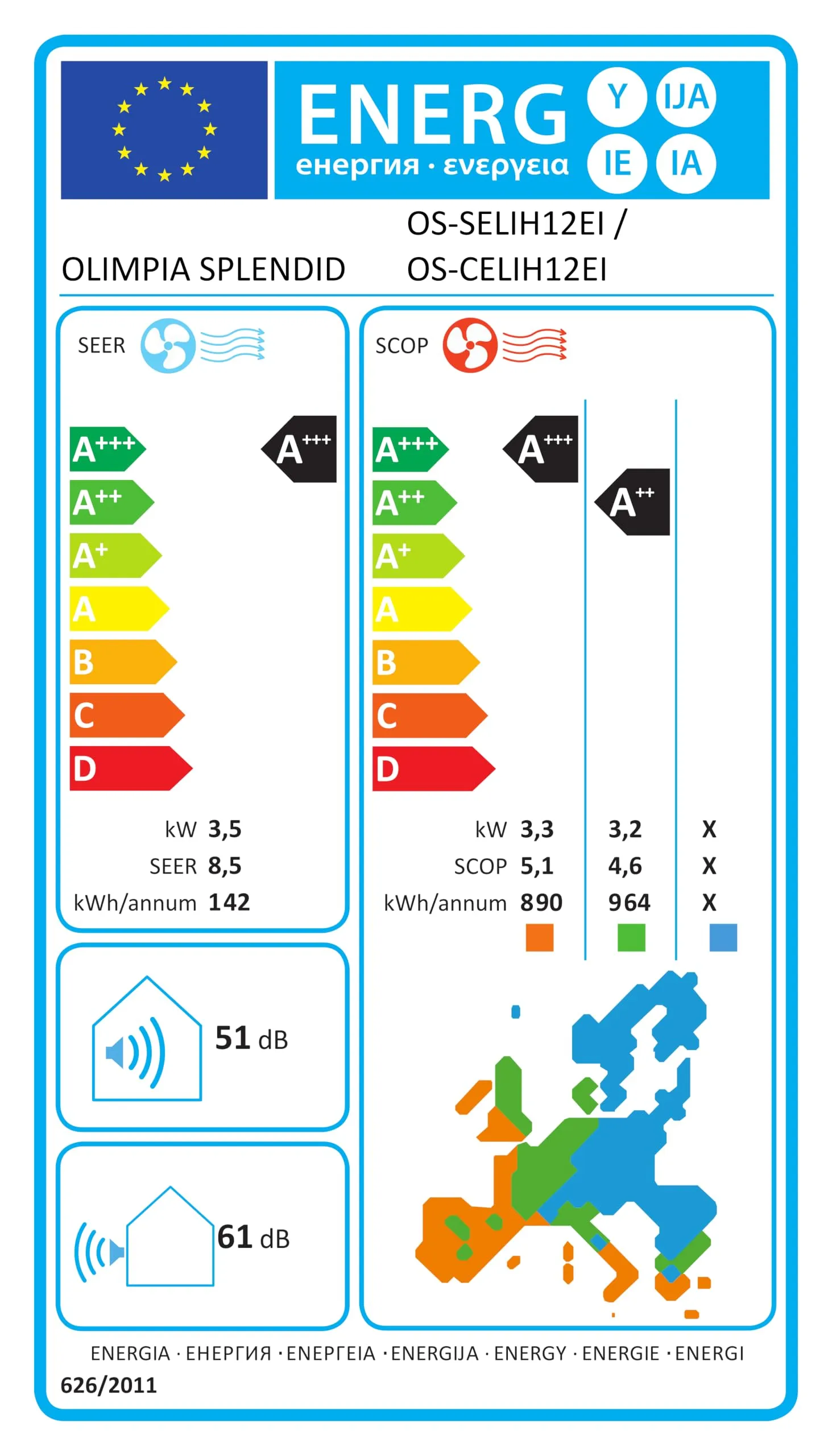 Olimpia Splendid Lybex S1 E 12 Climatizzatore Monosplit Inverter 12.000 btu/h Gas R32 Classe A+++ Wi-Fi - immagine 7