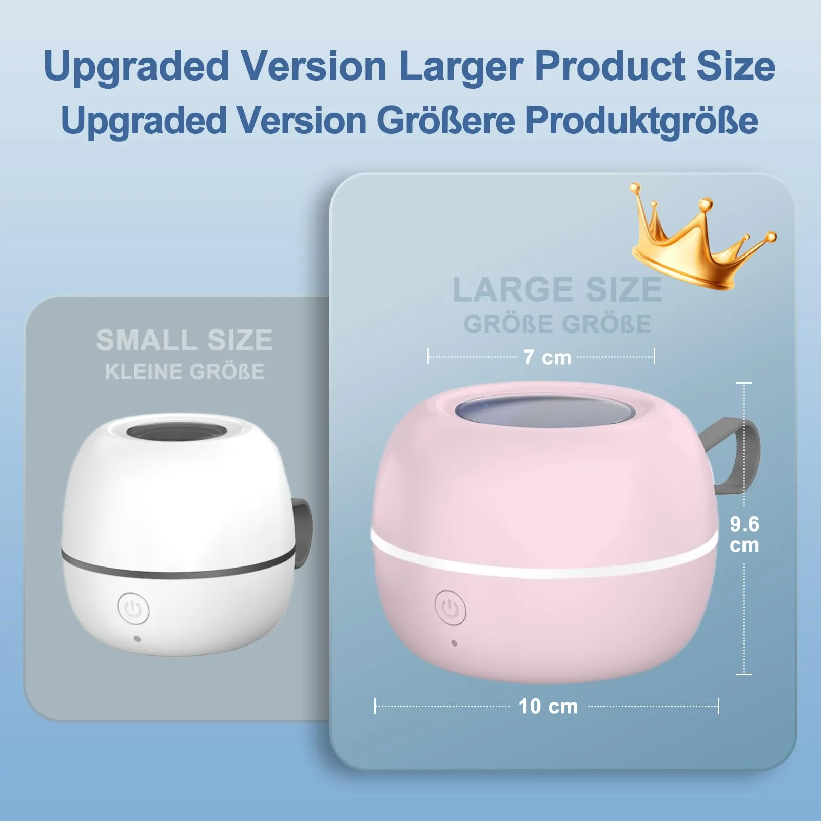 MOMMED Sterilizzatore UV Portatile per Succhietti, Rosa - immagine 7