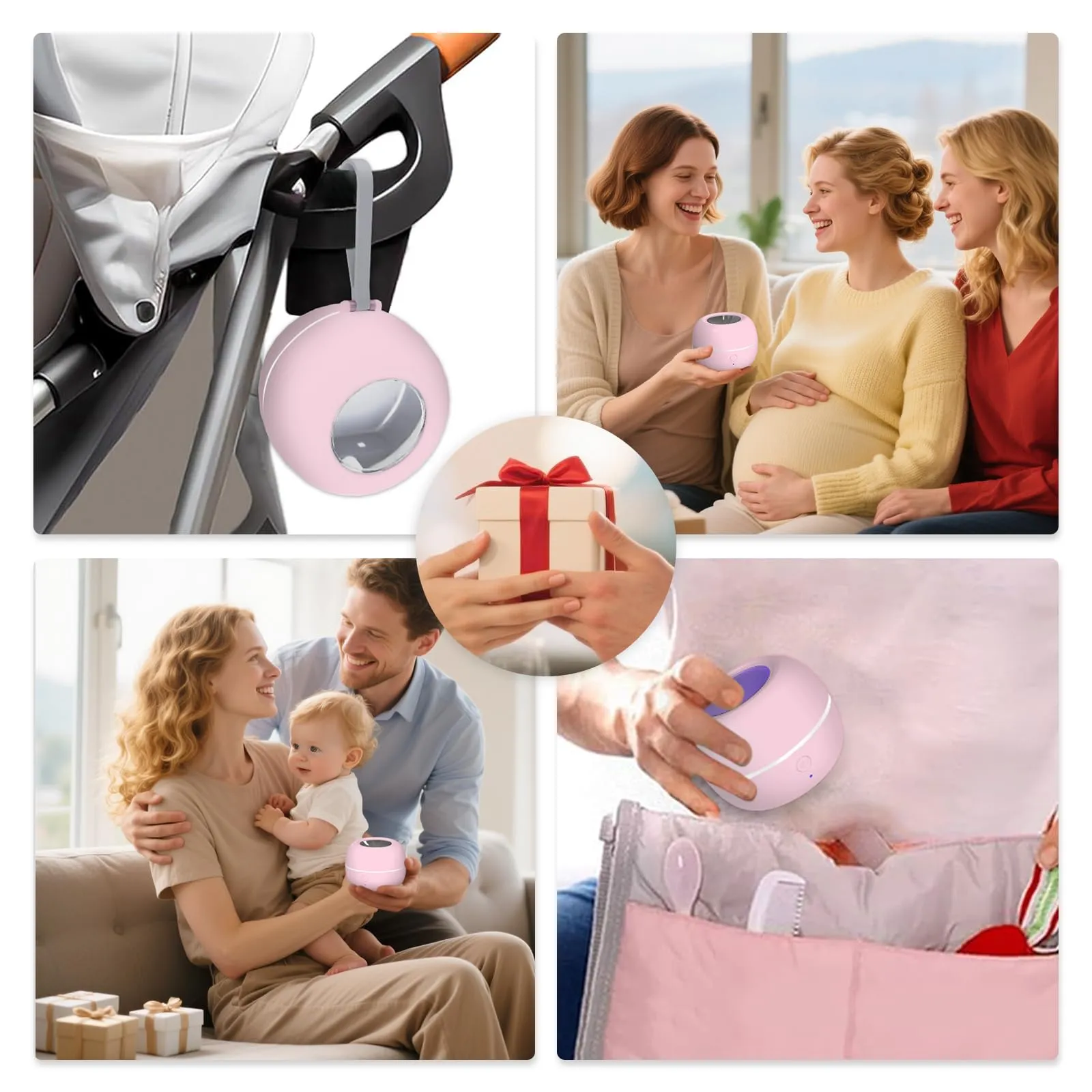 MOMMED Sterilizzatore UV Portatile per Succhietti, Rosa - immagine 8