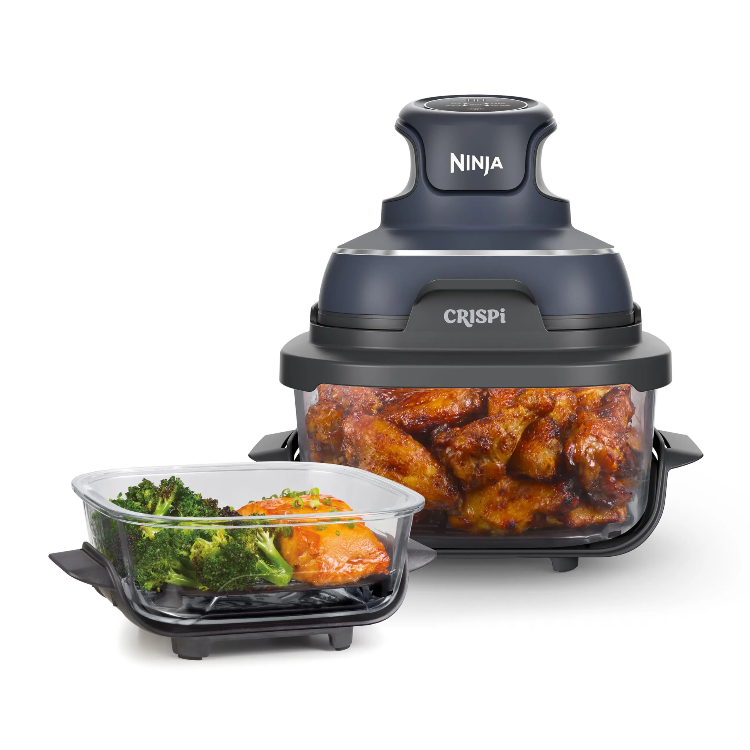 Ninja CRISPi Friggitrice ad Aria Portatile, 3,8L, Grigio - immagine 1