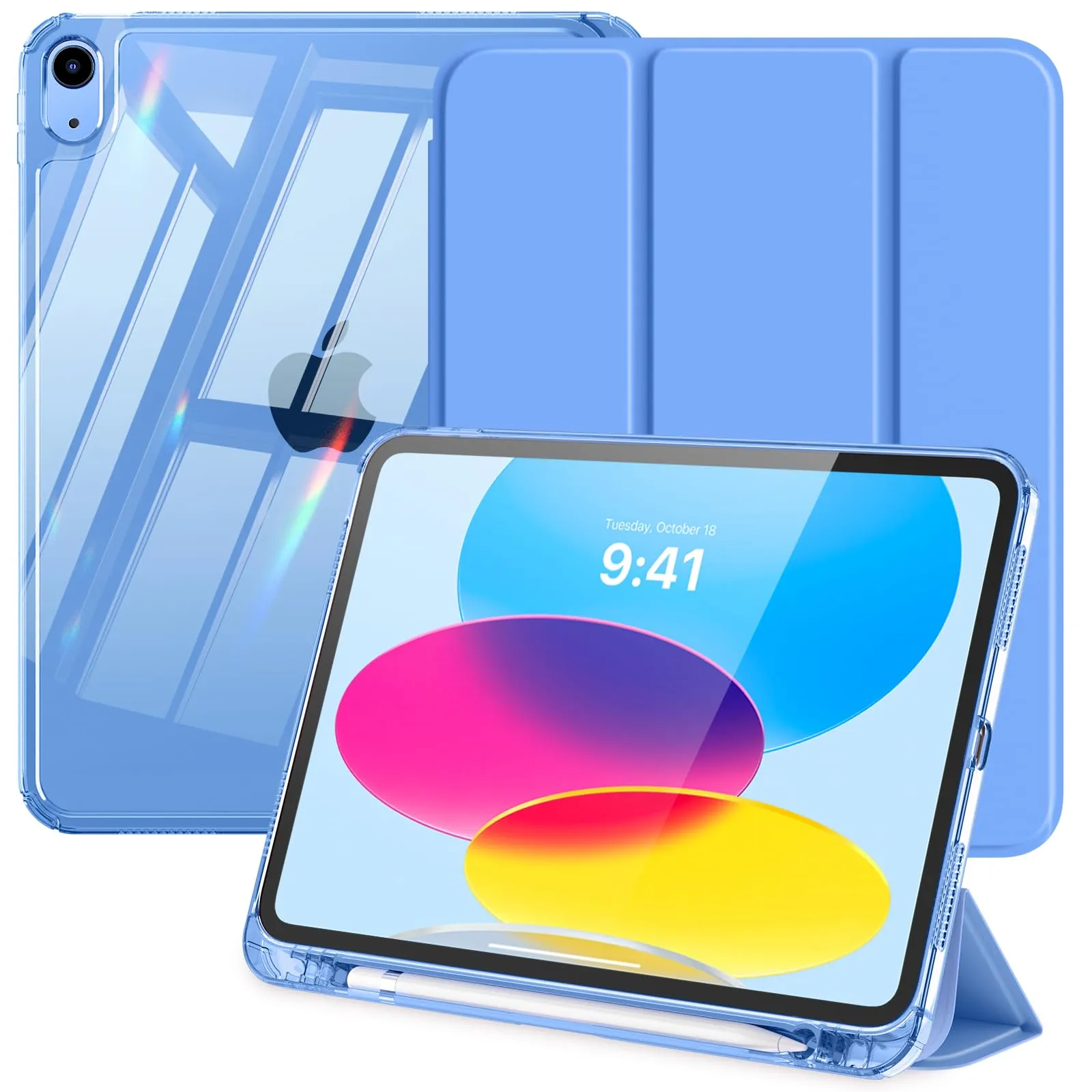 MoKo Cover per iPad 11 Gen 11" (2025) e iPad 10 Gen 10.9" (2022), Pervinca - immagine 1