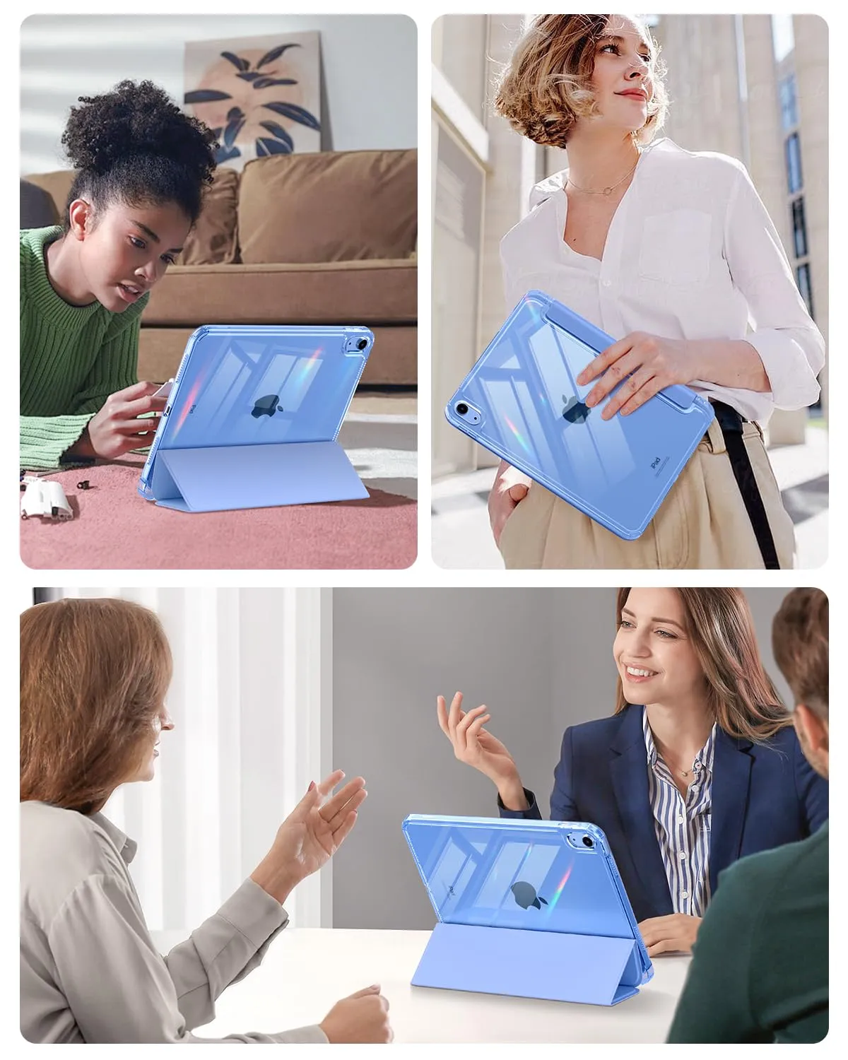 MoKo Cover per iPad 11 Gen 11" (2025) e iPad 10 Gen 10.9" (2022), Pervinca - immagine 9