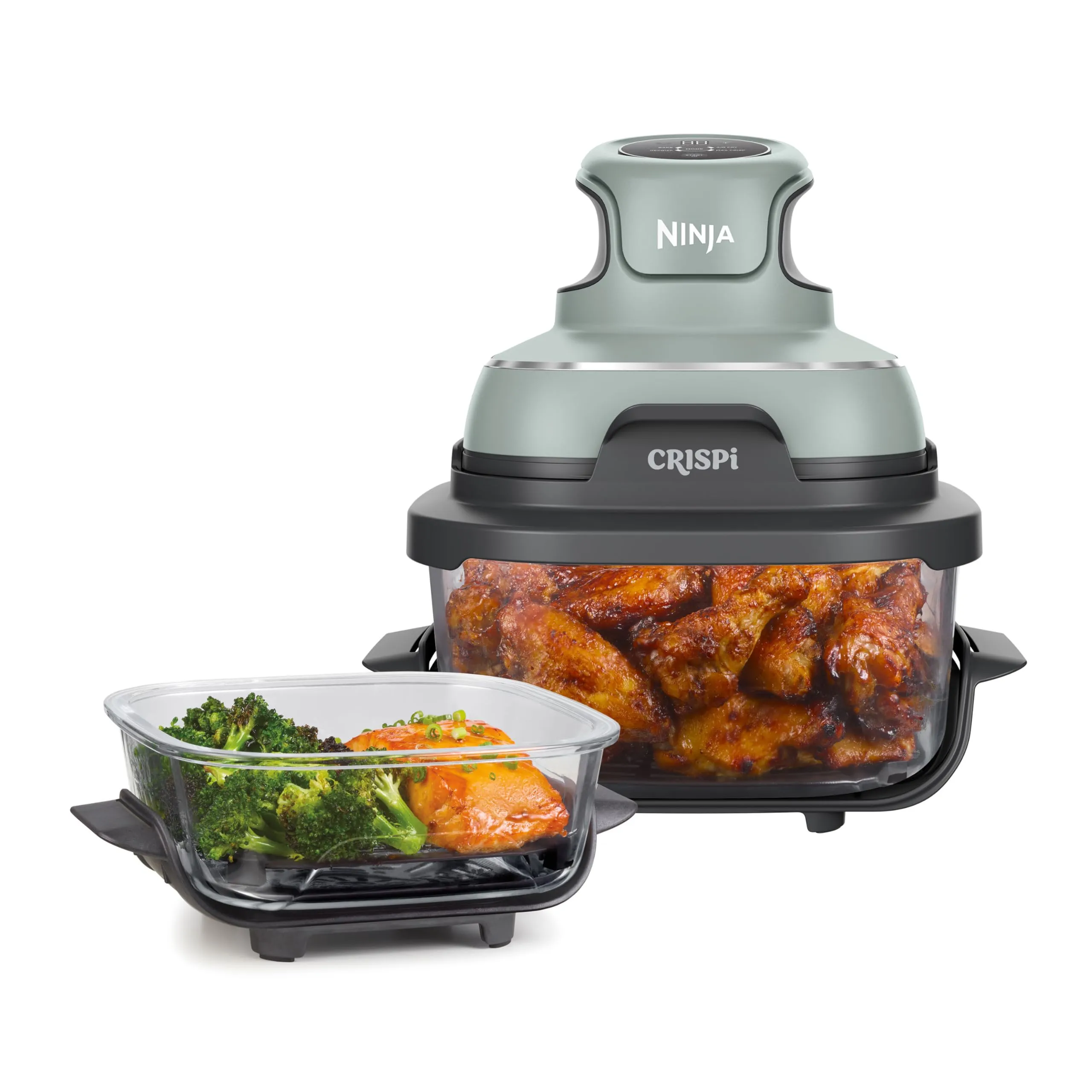 Ninja CRISPi Friggitrice ad Aria Portatile 4 in 1, 3,8L, Verde - immagine 1