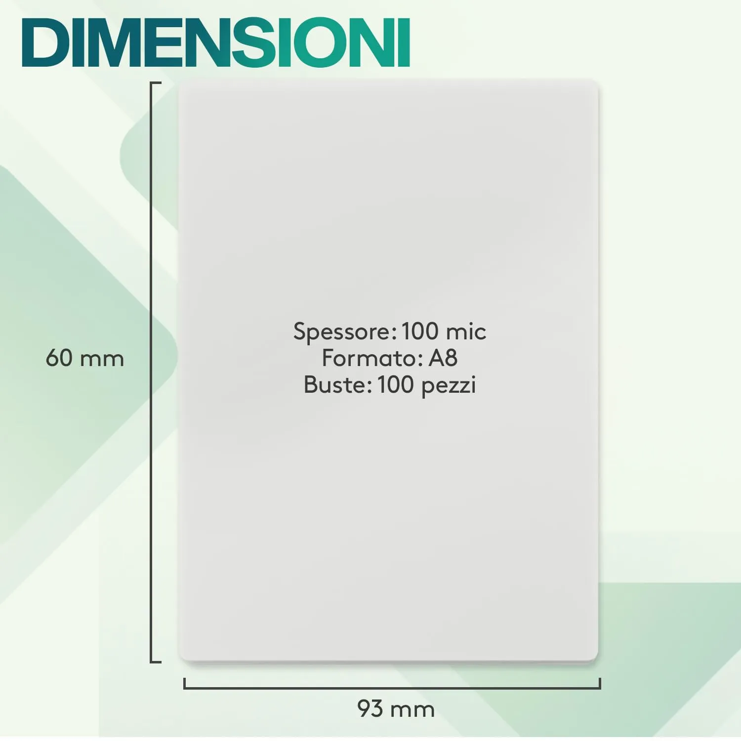 Acropaq Fogli Plastificatrice A8, 100 micron, Lucido, 100 pezzi - 18017 - immagine 7
