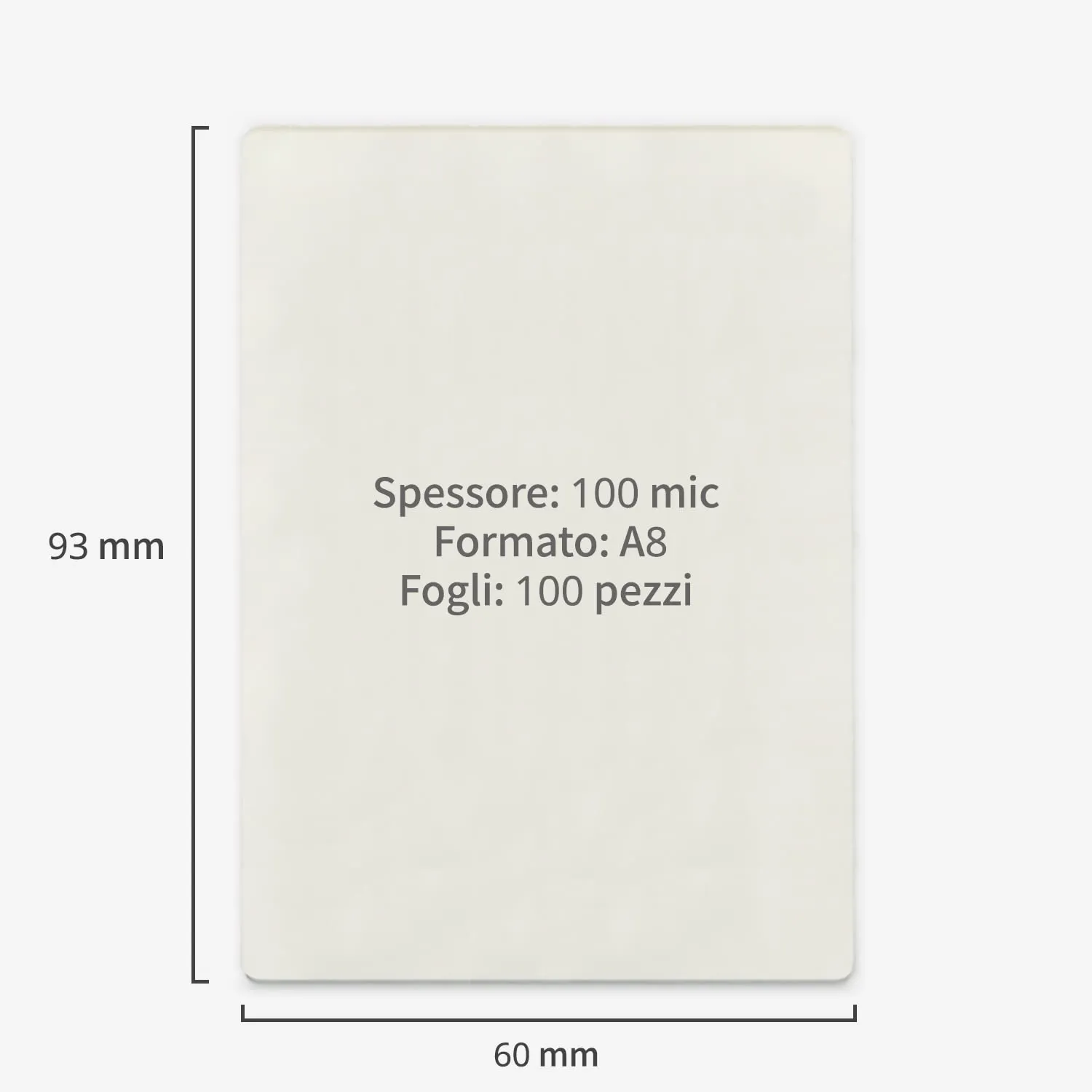 Acropaq Fogli Plastificatrice A8, 100 micron, Lucido, 100 pezzi - 18017 - immagine 8