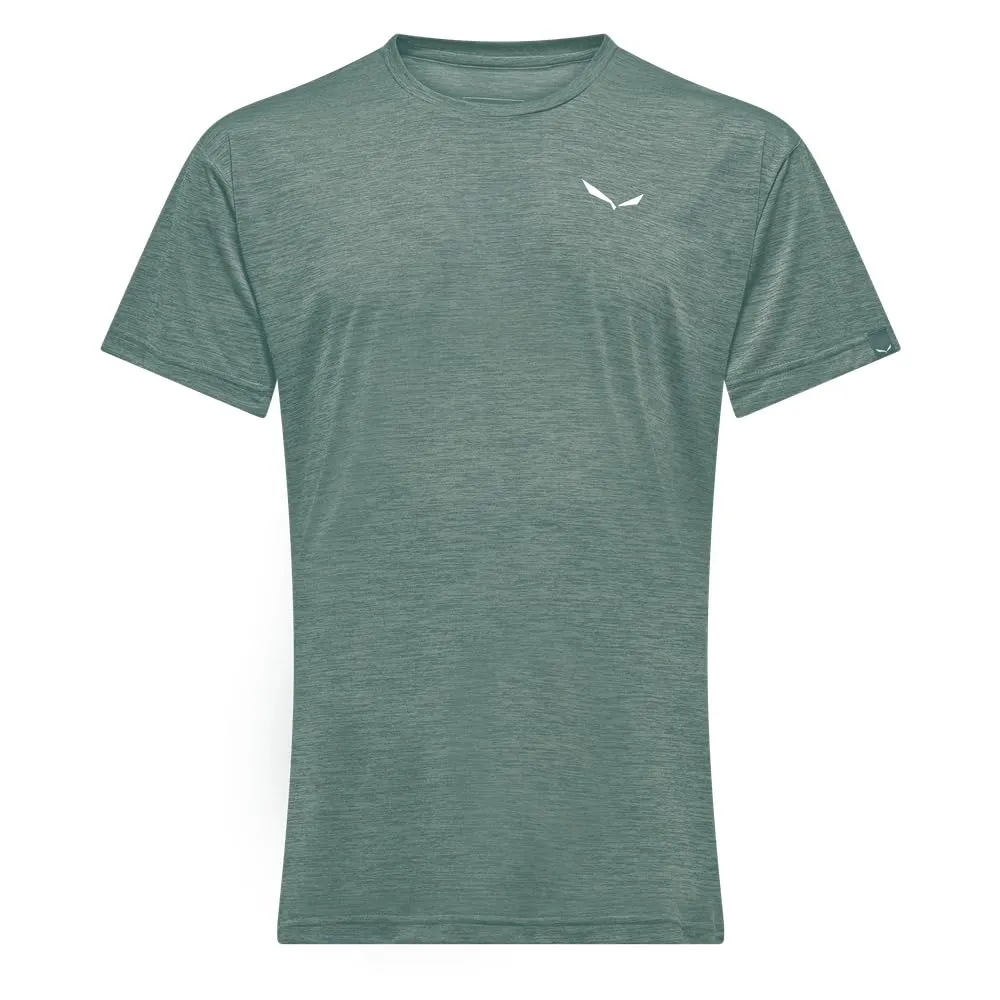 Salewa Puez Melange Dry M S/S Tee, M, Willow Melange - immagine 1
