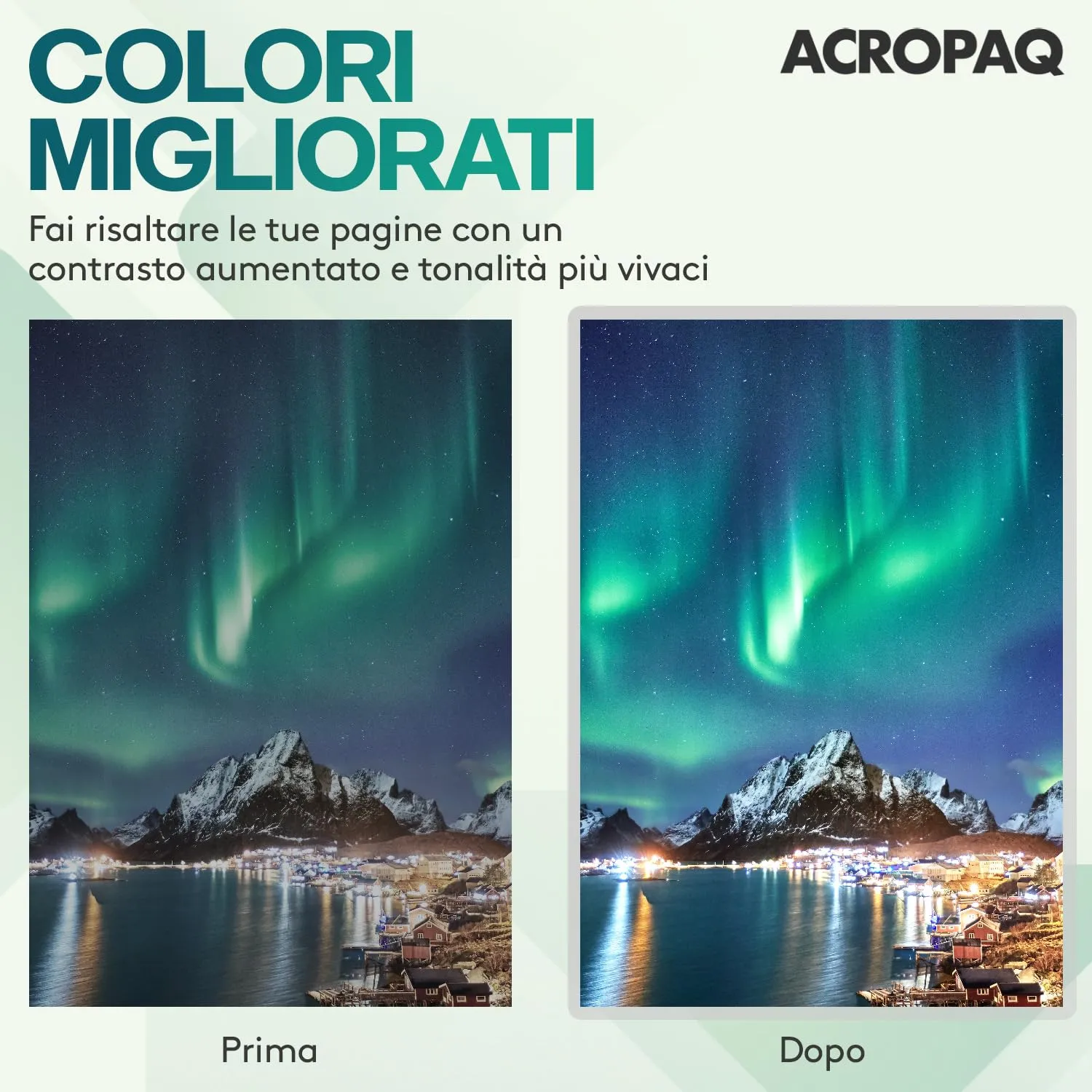Acropaq Fogli Plastificatrice A3, 80 mic, 50 pezzi, Lucido, Angoli arrotondati - 18002 - immagine 3