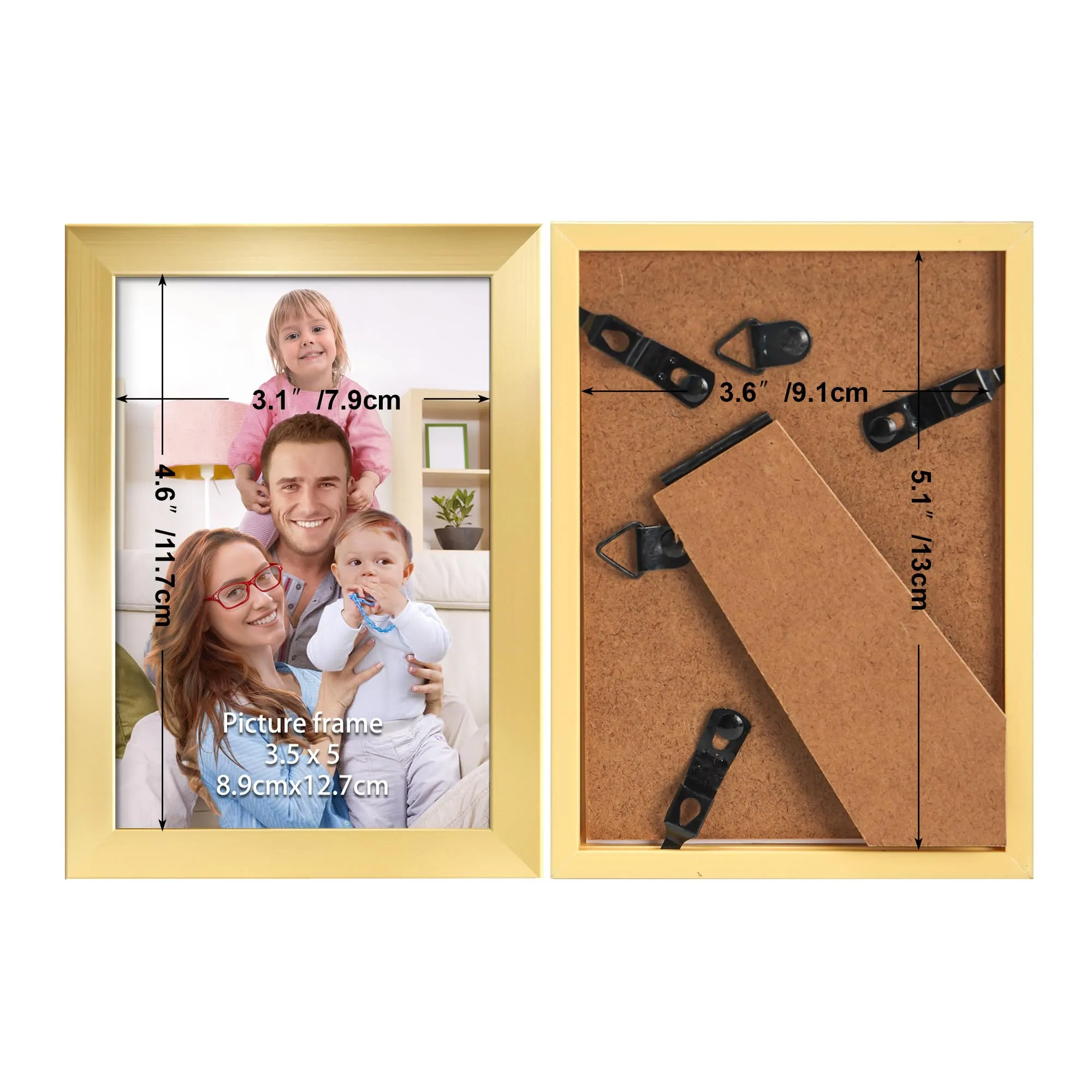 Giftgarden Cornice in PVC Dorata 9x13 cm - immagine 2