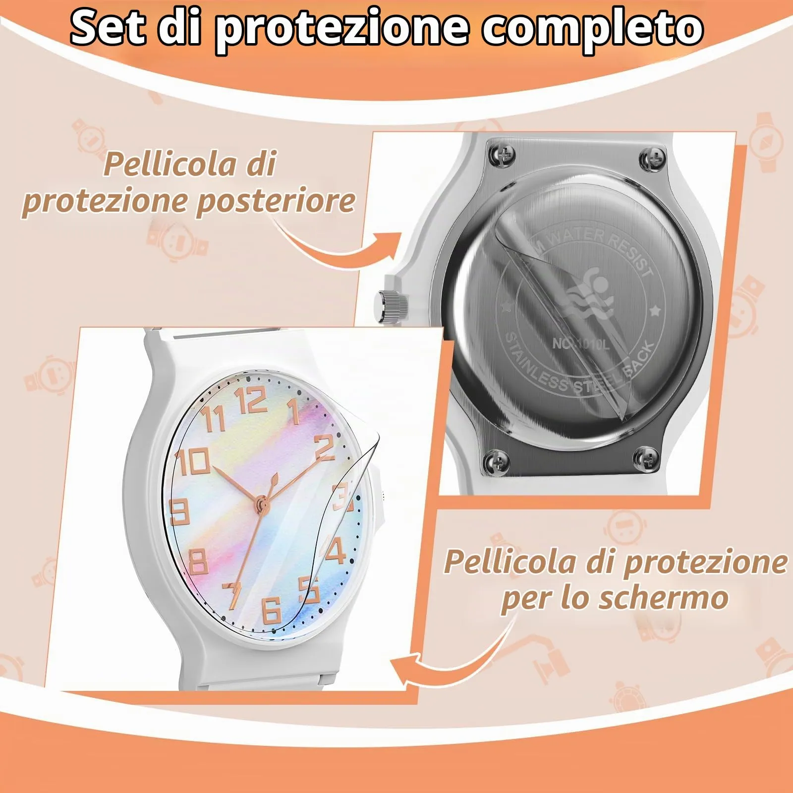 GUUMUXIN Orologio Analogico per Bambini, 30m Impermeabile, 4-12 Anni - immagine 6