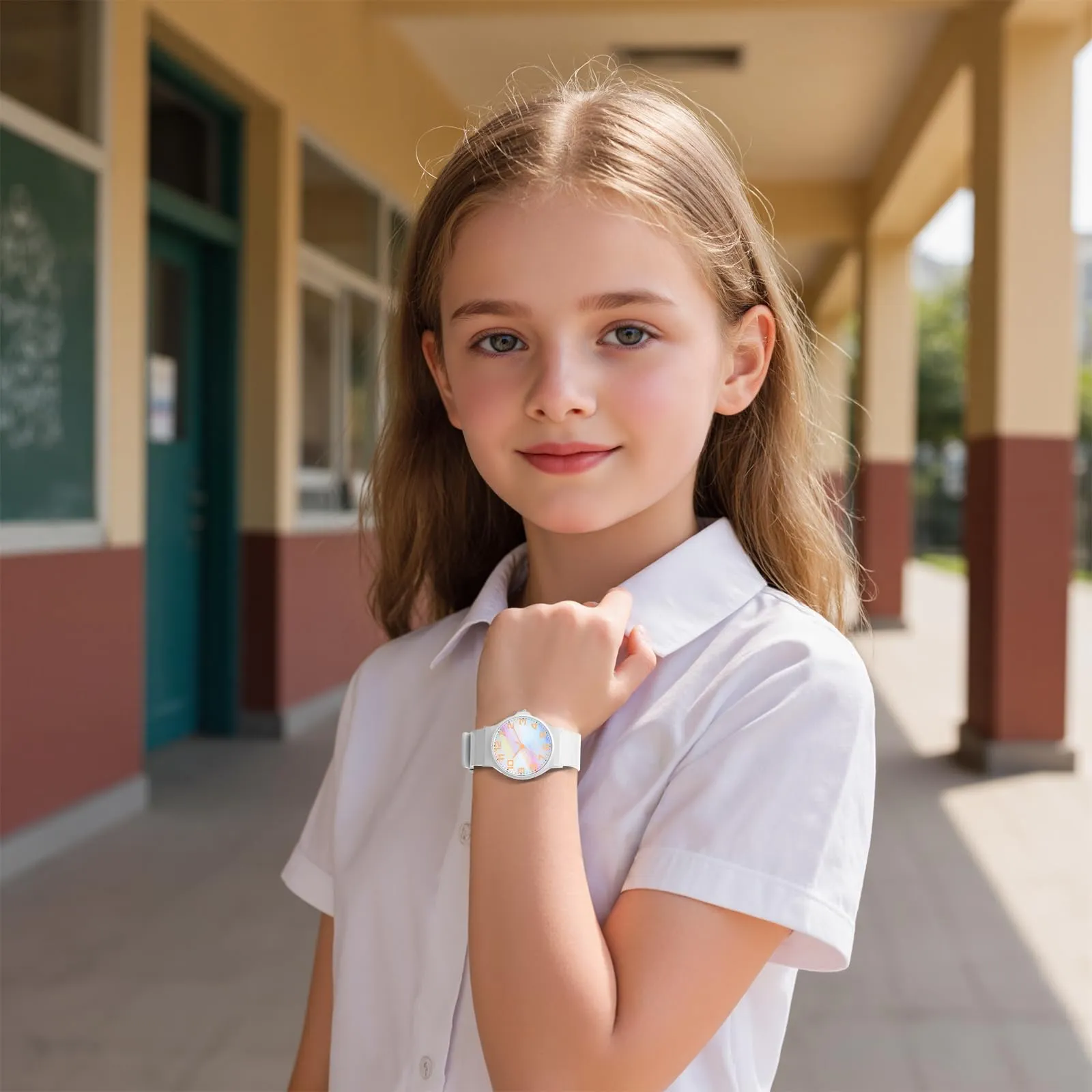 GUUMUXIN Orologio Analogico per Bambini, 30m Impermeabile, 4-12 Anni - immagine 7