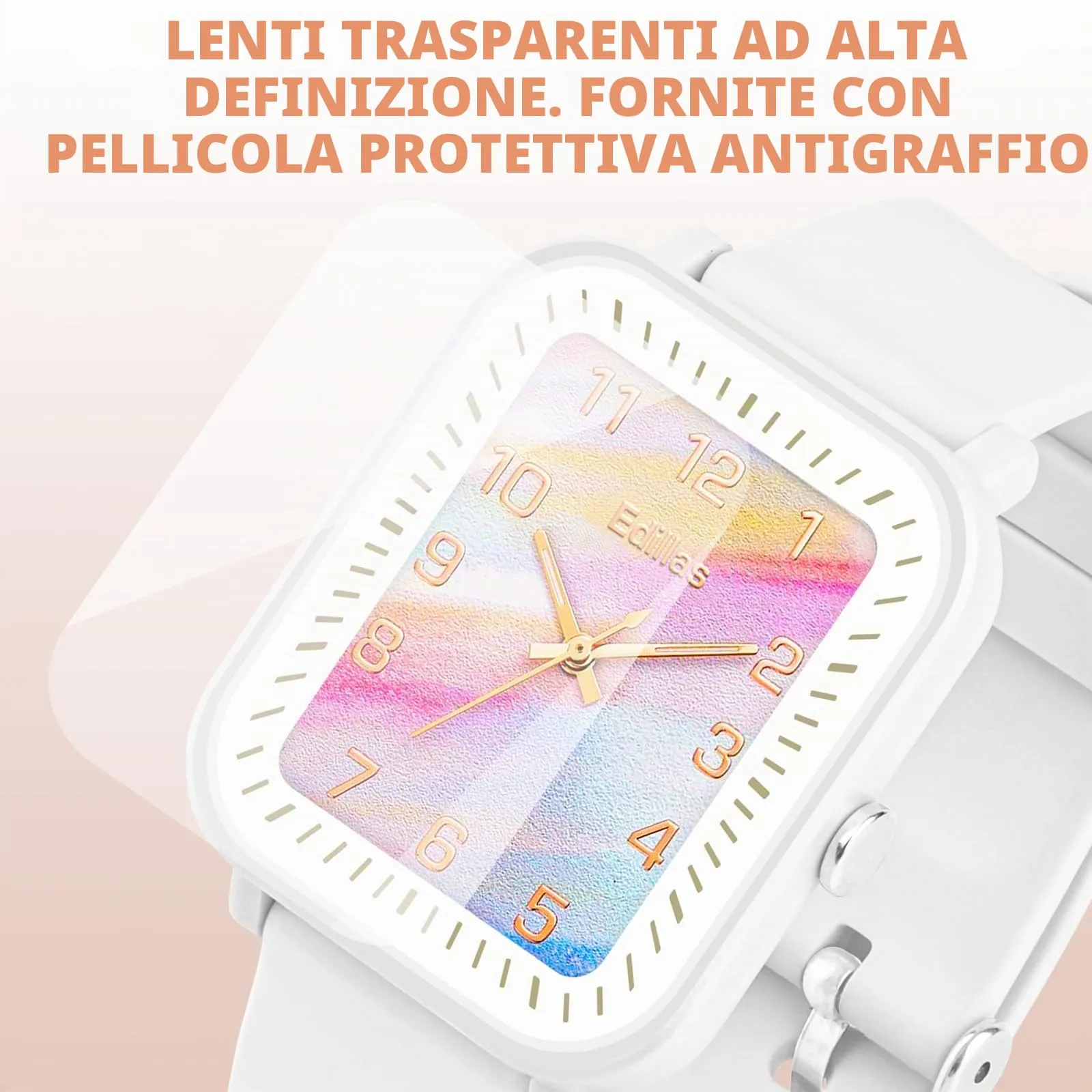 GUUMUXIN Orologio Bambini, Luci Colorate, Impermeabile, TPU, 4-12 Anni - immagine 2