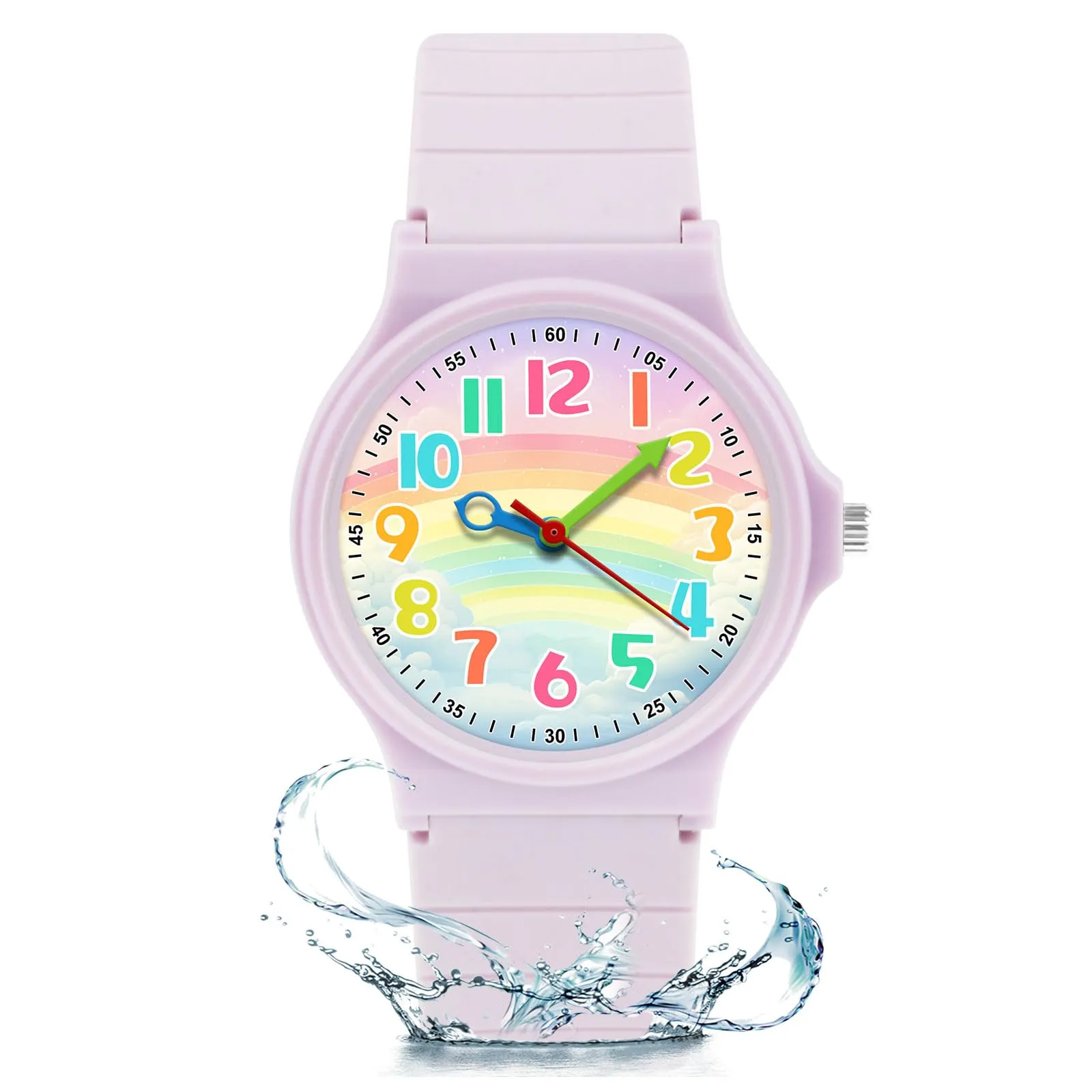 GUUMUXIN Orologio Analogico per Bambini, Impermeabile 30m, 4-12 Anni - immagine 1