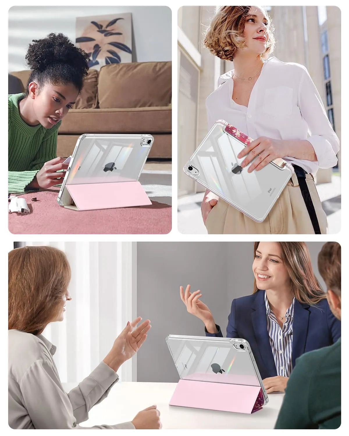 MoKo Case for iPad 11th Gen 11" (A16) and iPad 10th Gen 10.9", Paesaggio dell'Acquerello - immagine 9