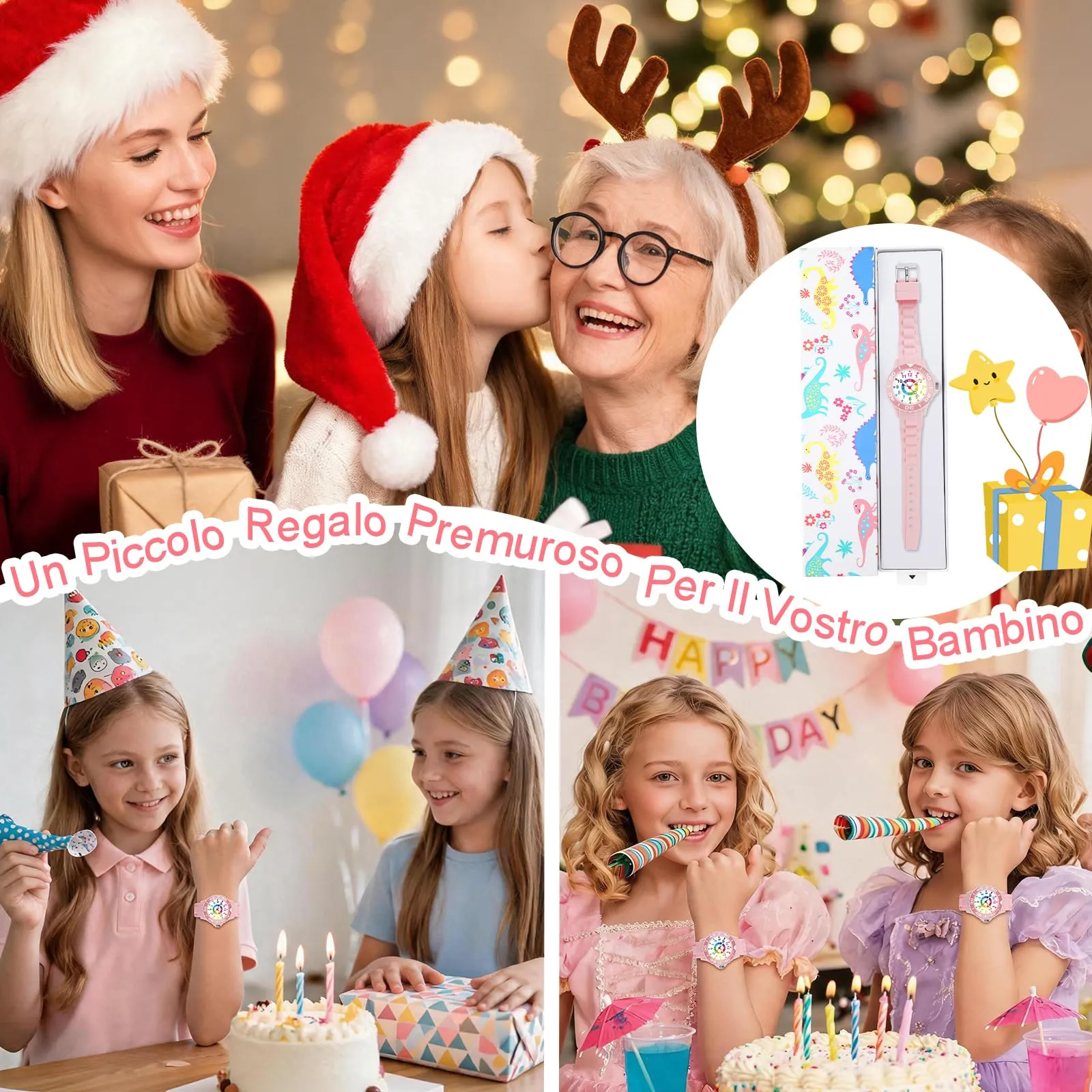Juboos Orologio Bambini W35 Impermeabile 3ATM per Ragazzi e Ragazze 5-15 Anni - immagine 6