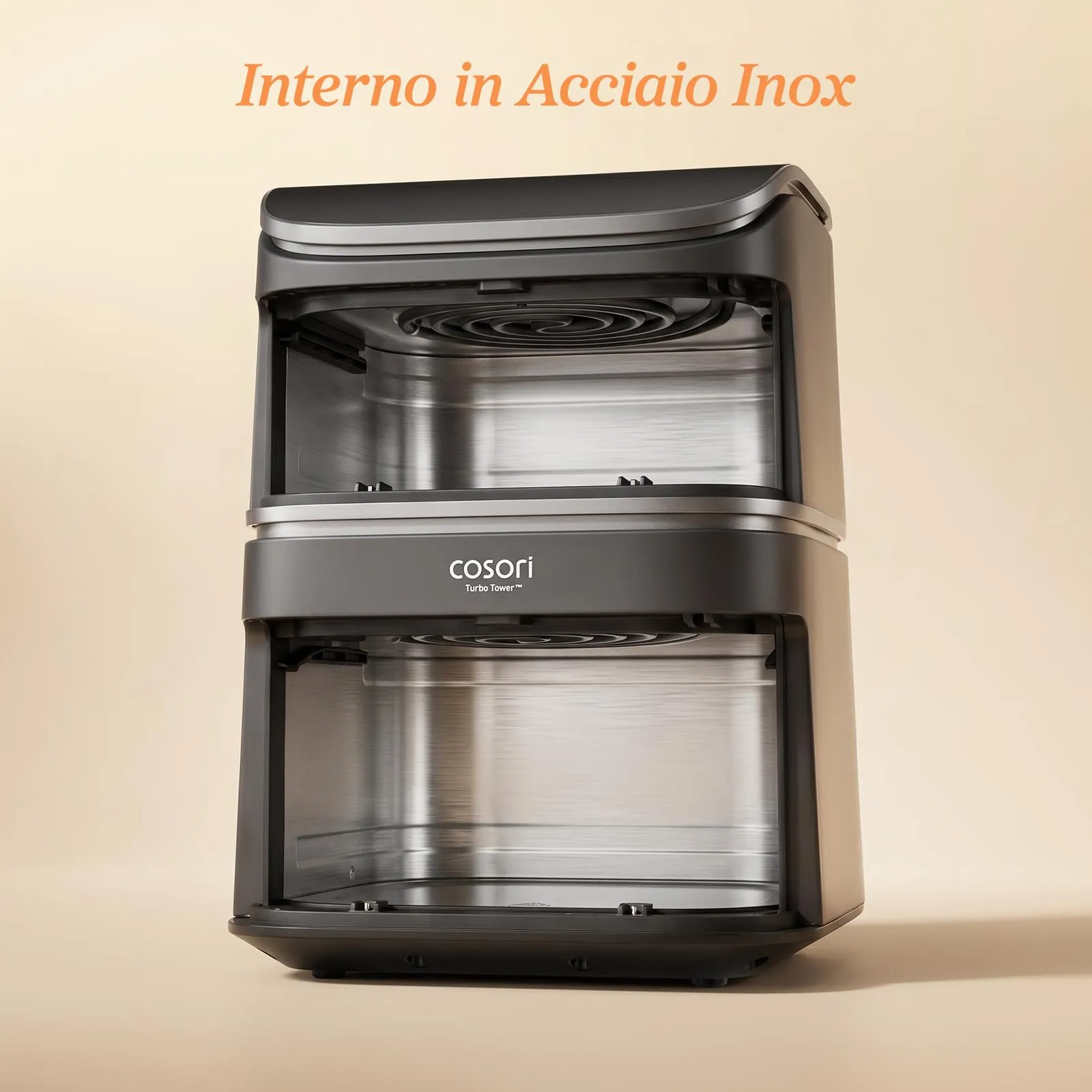 Cosori Turbo Tower Friggitrice ad Aria 10,8 Litri, 2 Motori DC, CAF-DC111-AIT - immagine 13