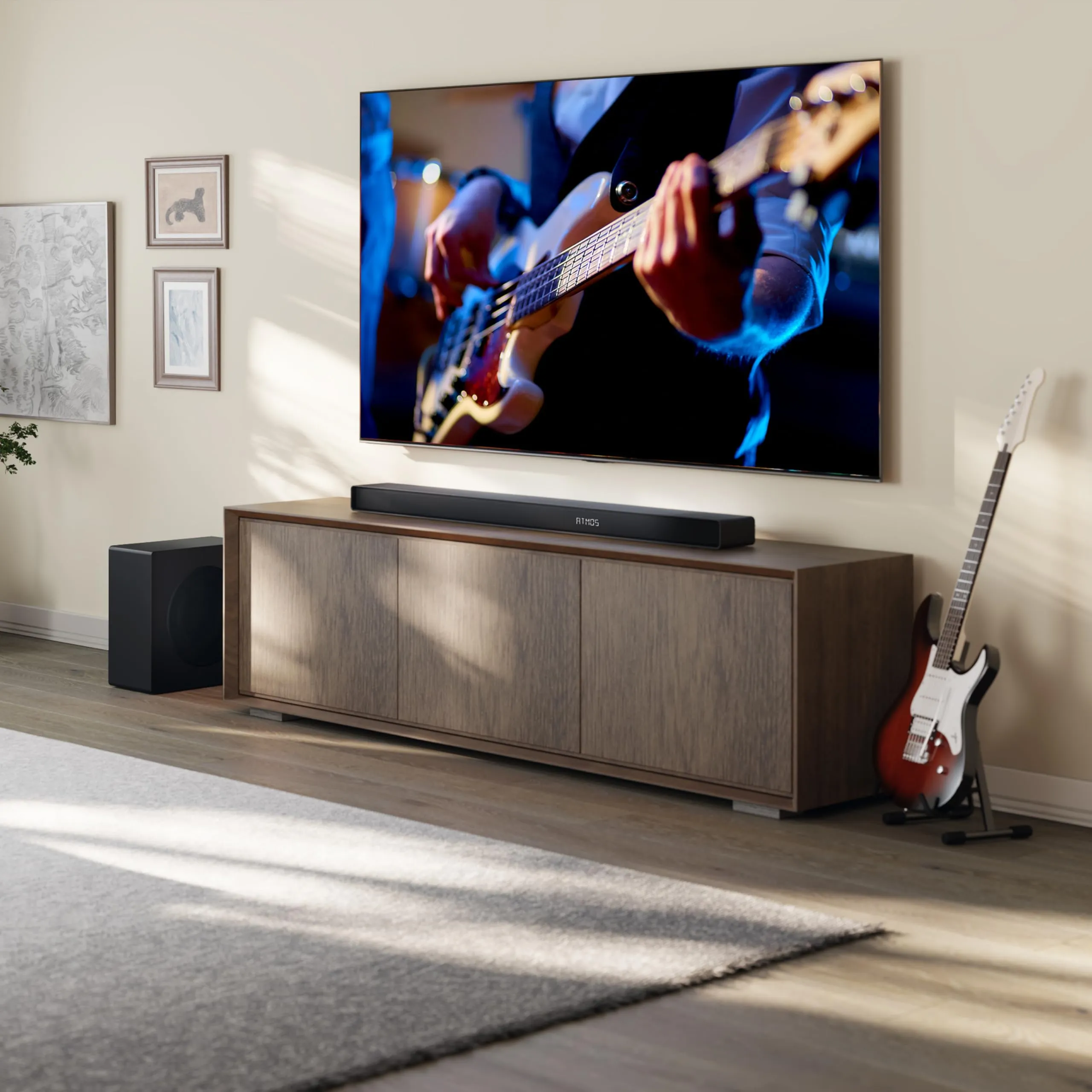 Hisense AX3120Q Soundbar 3.1.2 with Wireless Subwoofer, Dolby Atmos, DTS:X, Bluetooth, HDMI, USB, Optical Audio Input - immagine 6