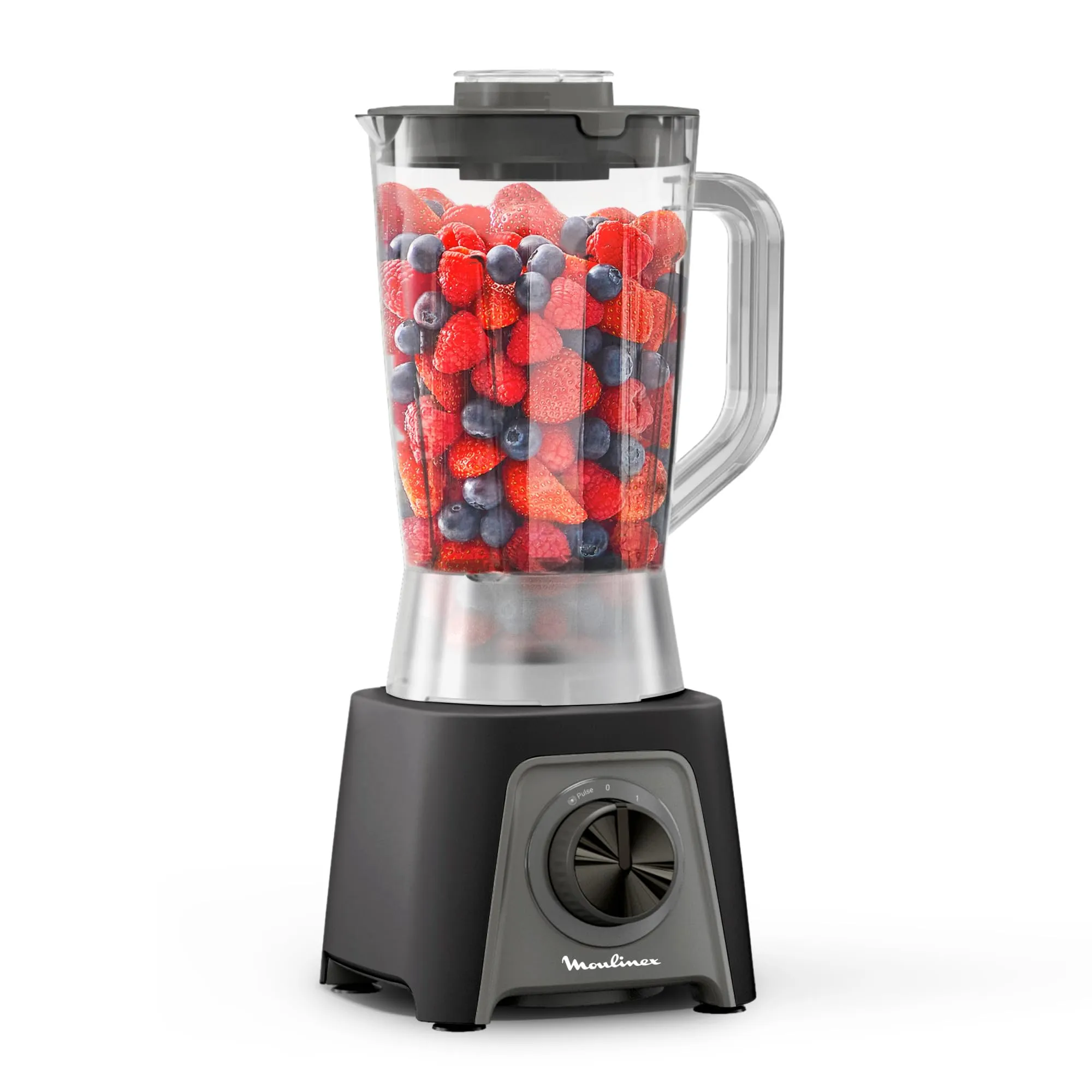 Moulinex Blendeo+ Frullatore 1.5L, Lame Zelkrom, Smart Lock, 450W, 2 Velocità, LM2C08F0 - immagine 1