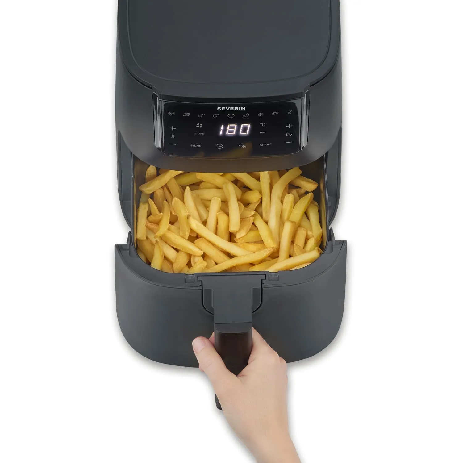 Severin FryLight Friggitrice ad Aria, 4L, 1300W, Touchscreen - FR 2461 - immagine 8
