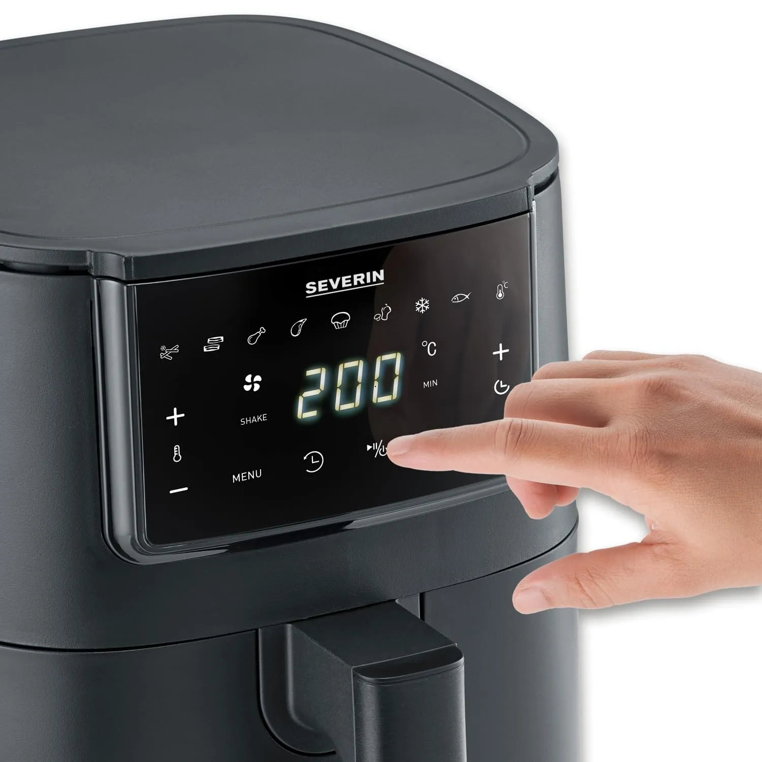 Severin FryLight Friggitrice ad Aria, 4L, 1300W, Touchscreen - FR 2461 - immagine 9