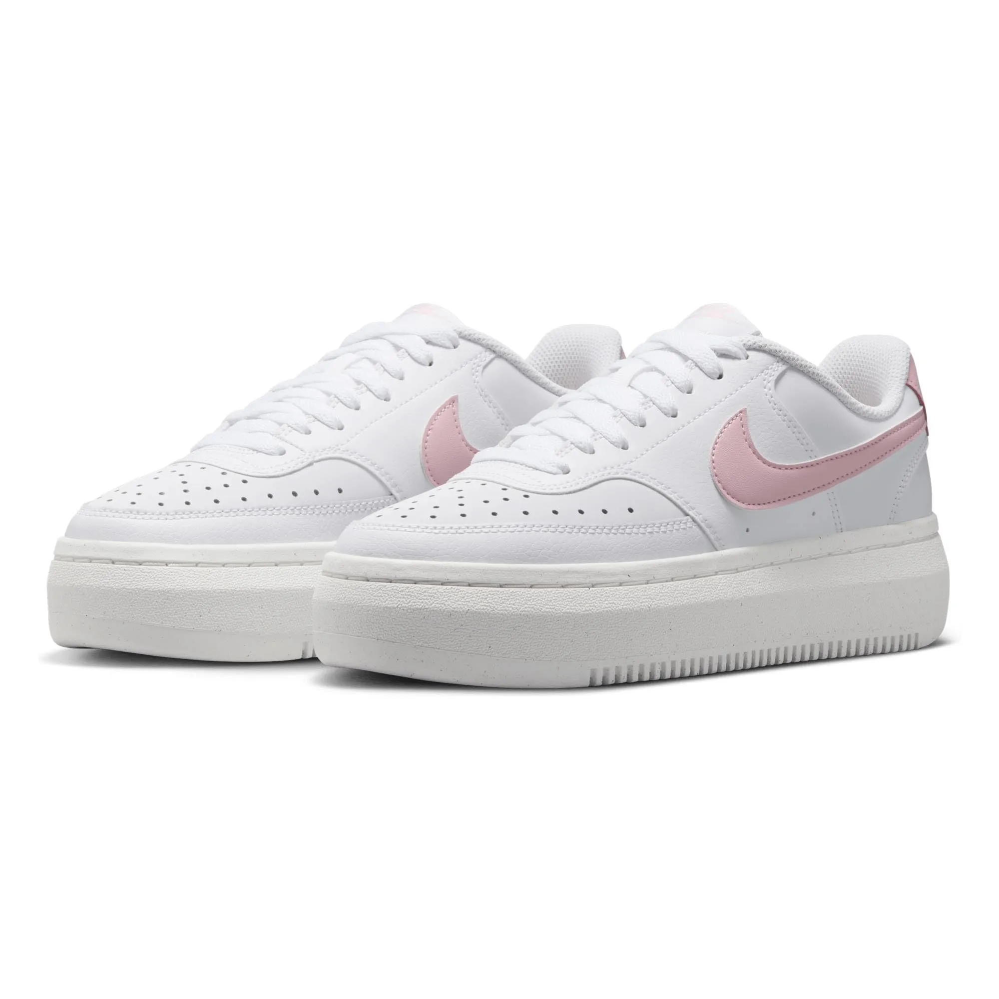 Nike Court Vision Alta Damenschuh DZ5394-105 Corda in Schiuma Bianca e Rosa 40 EU - immagine 2