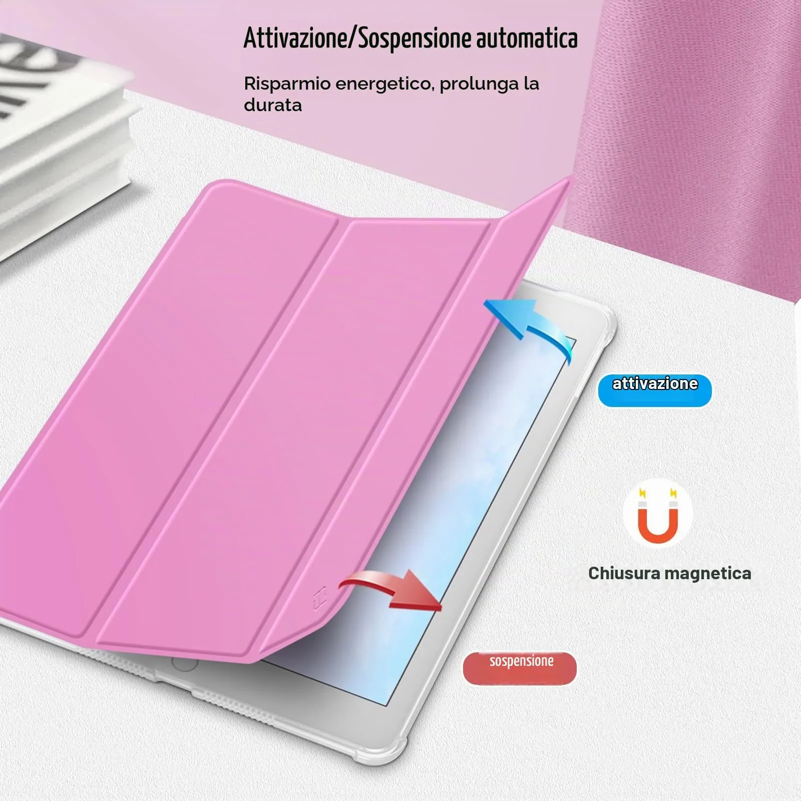FINTIE Cover per iPad 9a/8a/7a Generazione 10,2 Pollici (2021/2020/2019) - immagine 8