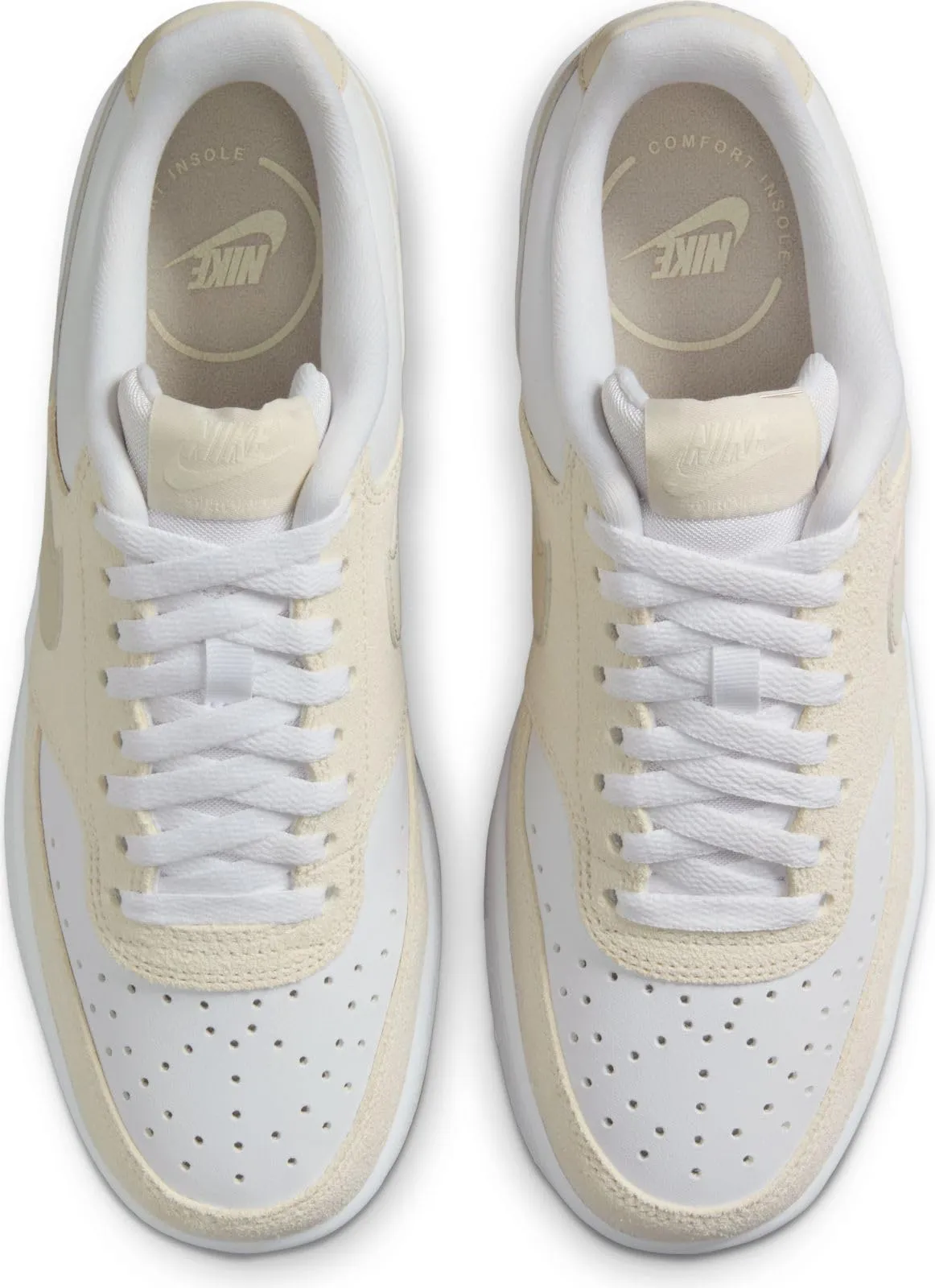 Nike Court Vision Low Damenschuh - Pale Avorio Lt Orewood Brn White - 36.5 EU - immagine 5