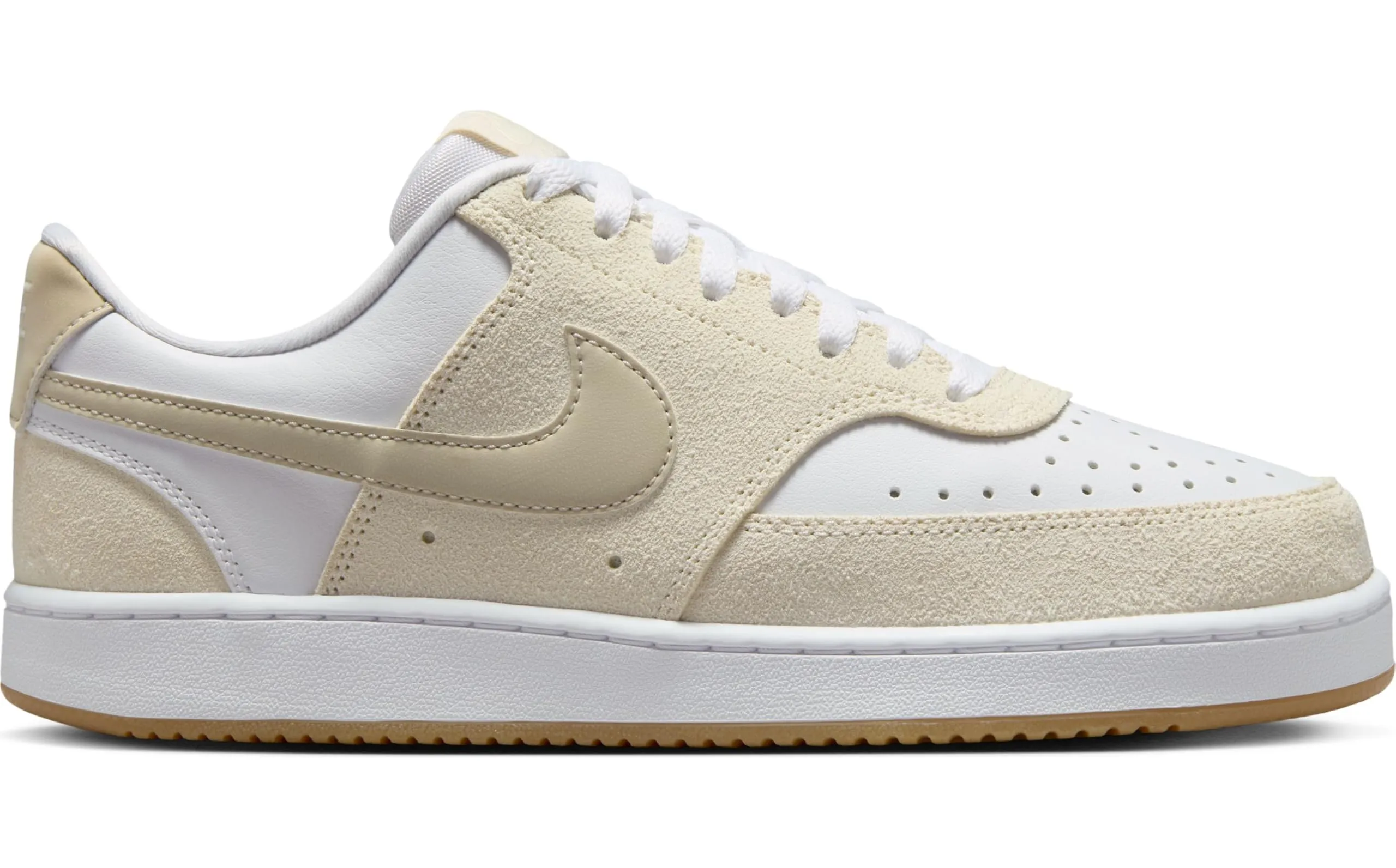 Nike Court Vision Low Damenschuh - Pale Avorio Lt Orewood Brn White - 36.5 EU - immagine 6