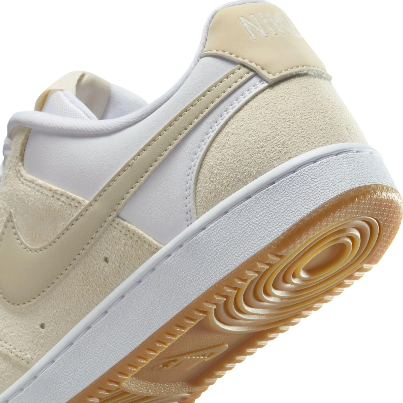 Nike Court Vision Low Damenschuh - Pale Avorio Lt Orewood Brn White - 36.5 EU - immagine 8